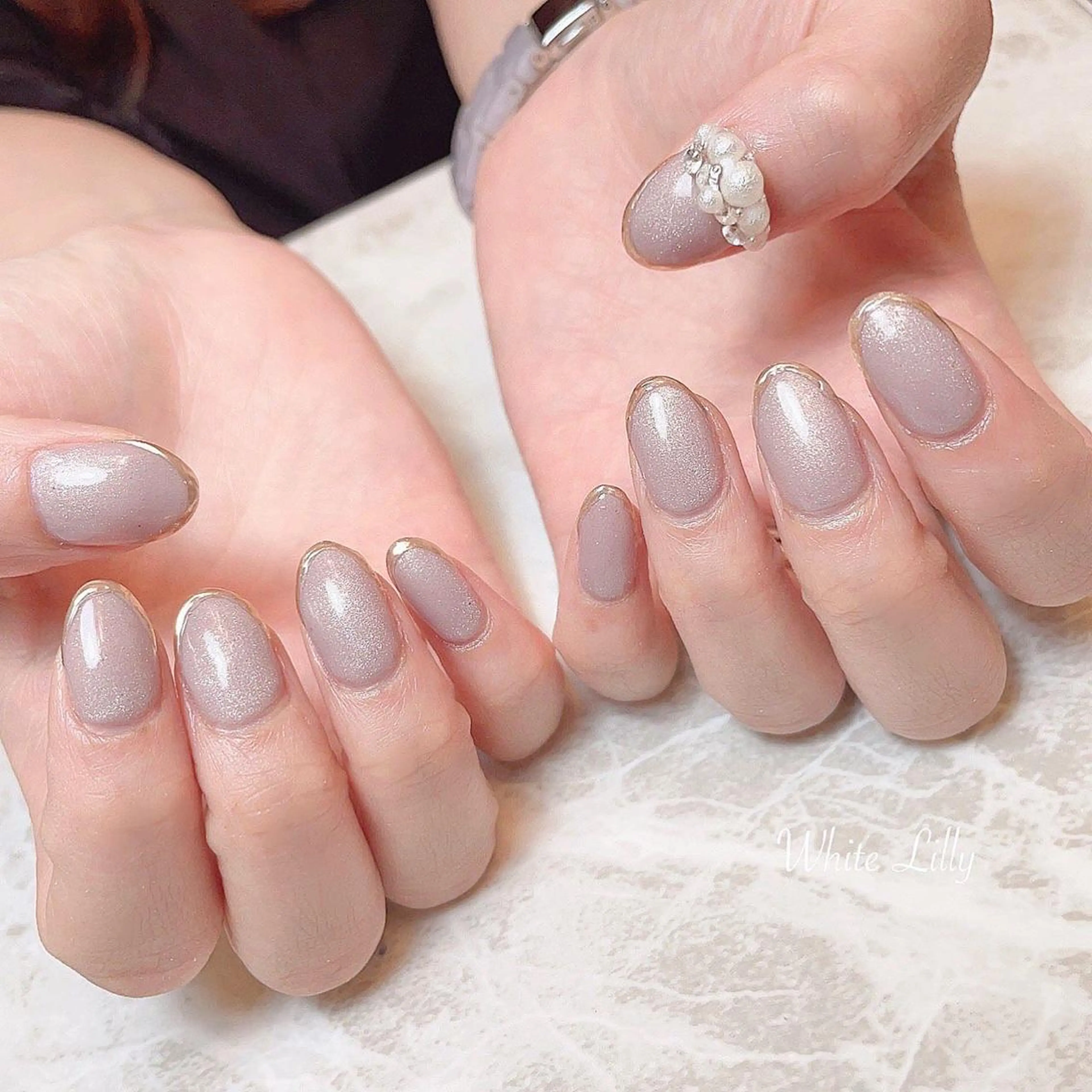 ネイル White lily所属・牧田 雅世のネイルデザイン