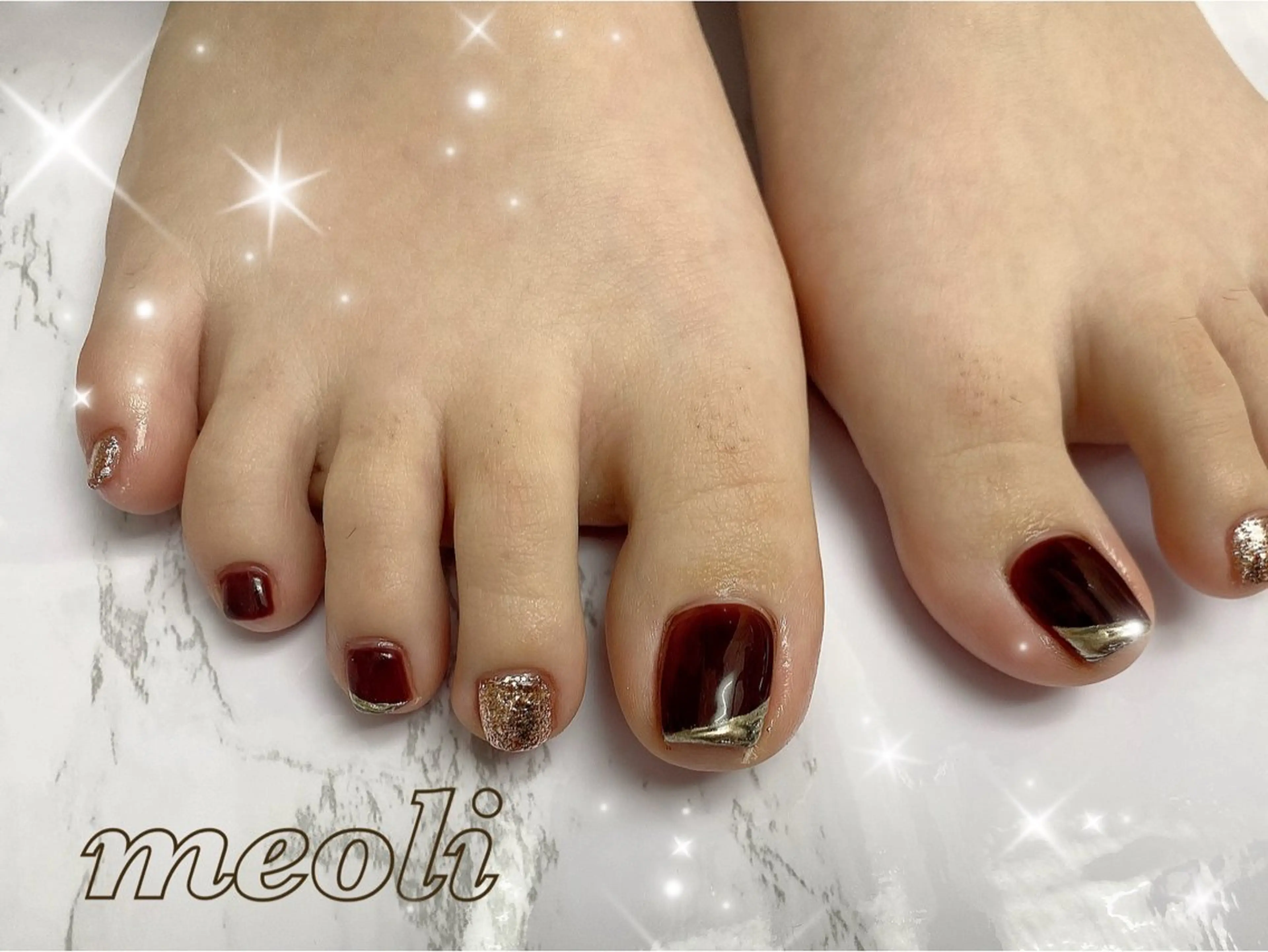 ネイル フットネイル nail salon meoli メグのネイルデザイン