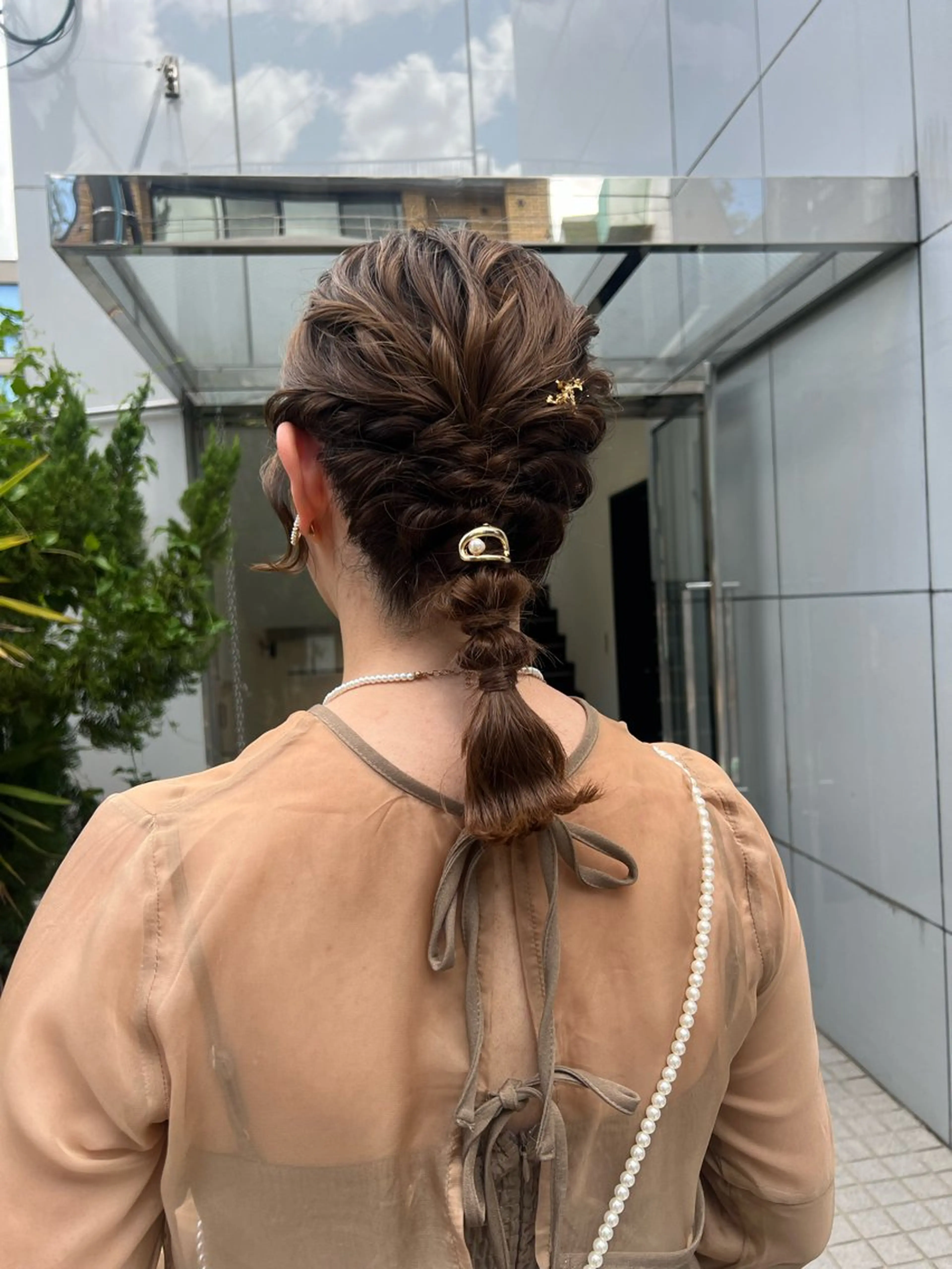 セミロング ヘアセット 似合わせヘア🫶🏻 つきいてるみのヘアスタイル