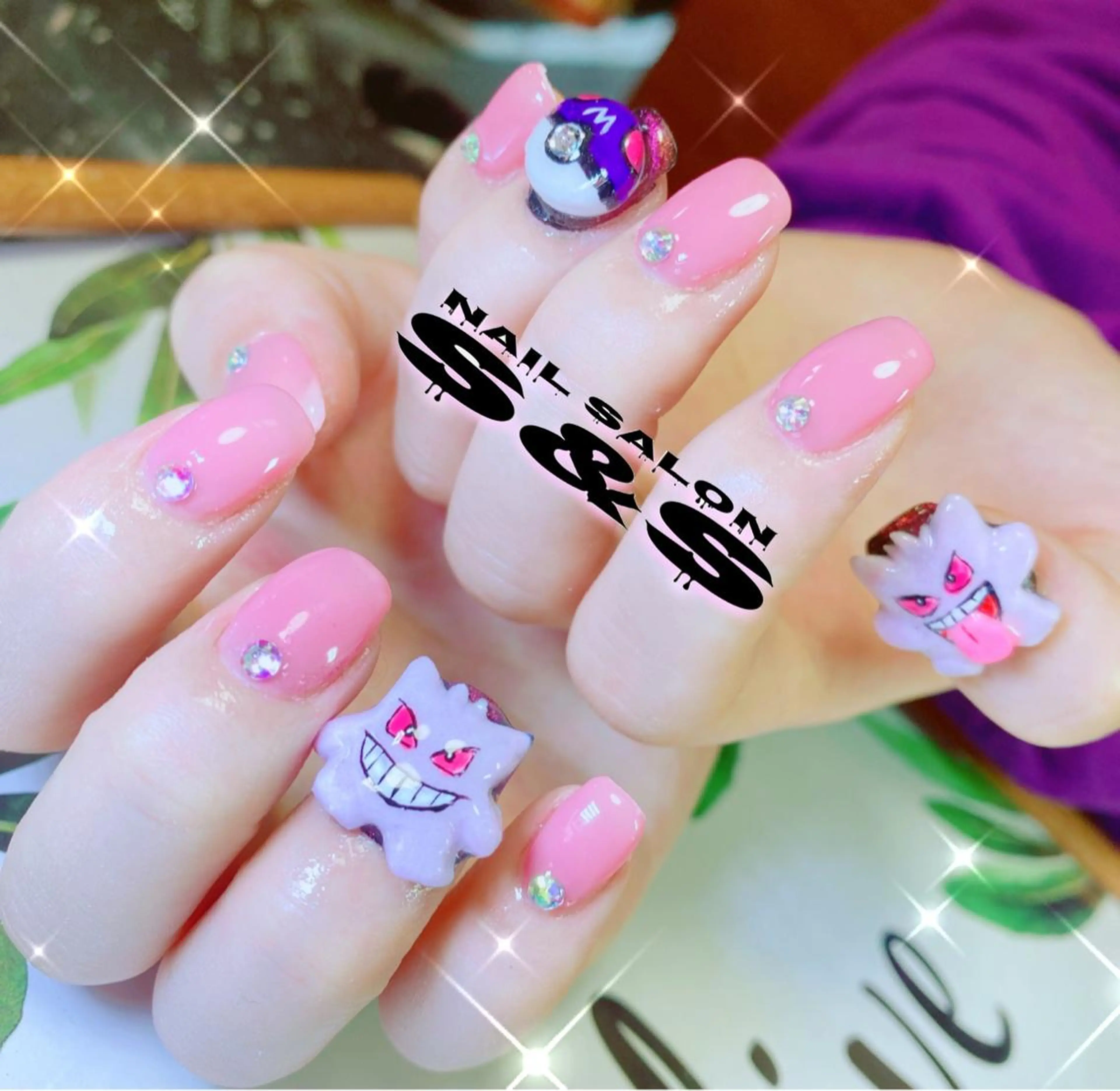 ネイル 長さ出し メンズネイル 持ち込み スカルプネイル S&S 村田小百合のネイルデザイン