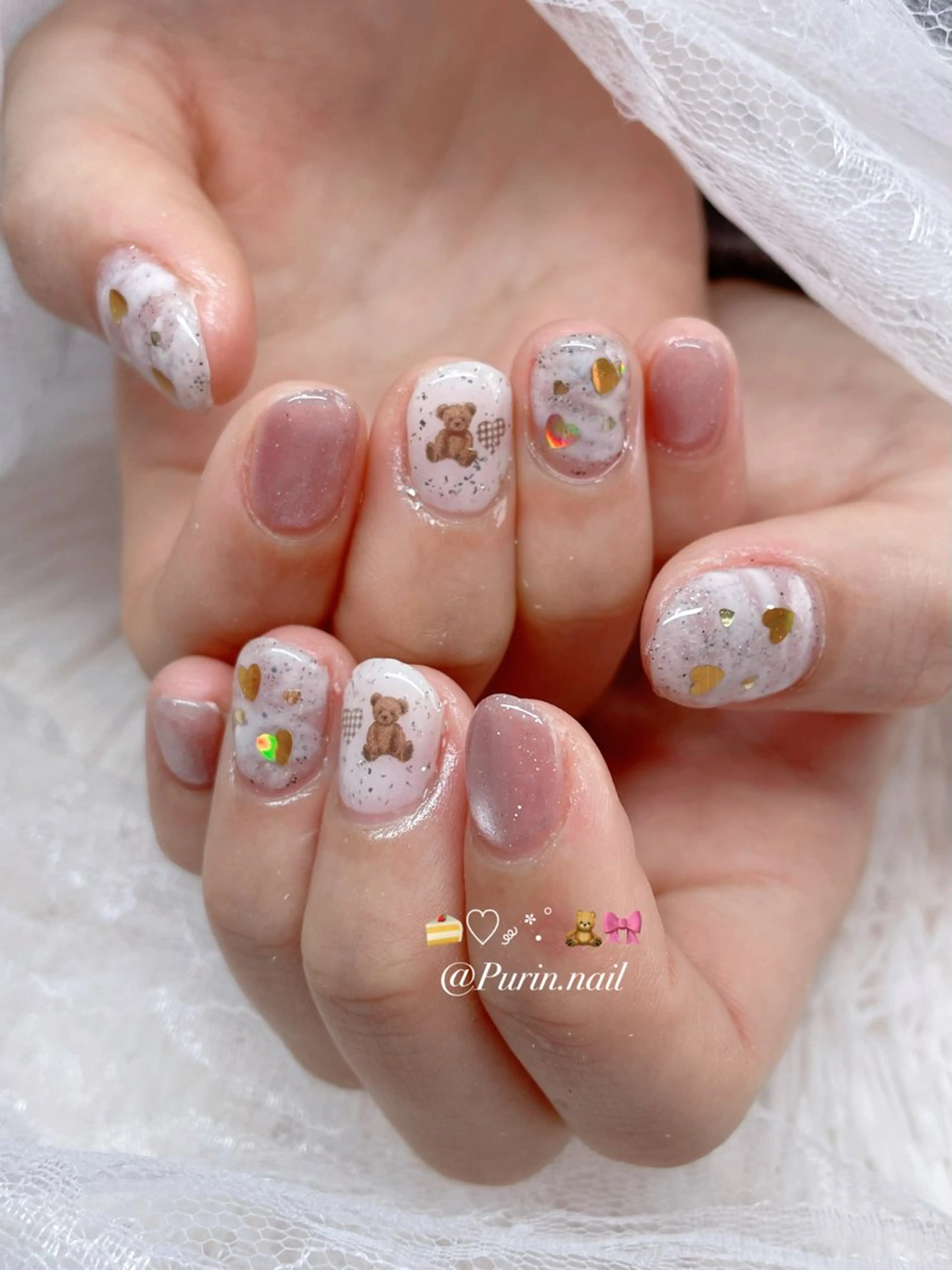 ネイル ハンドネイル Nails by Purin🍮のネイルデザイン