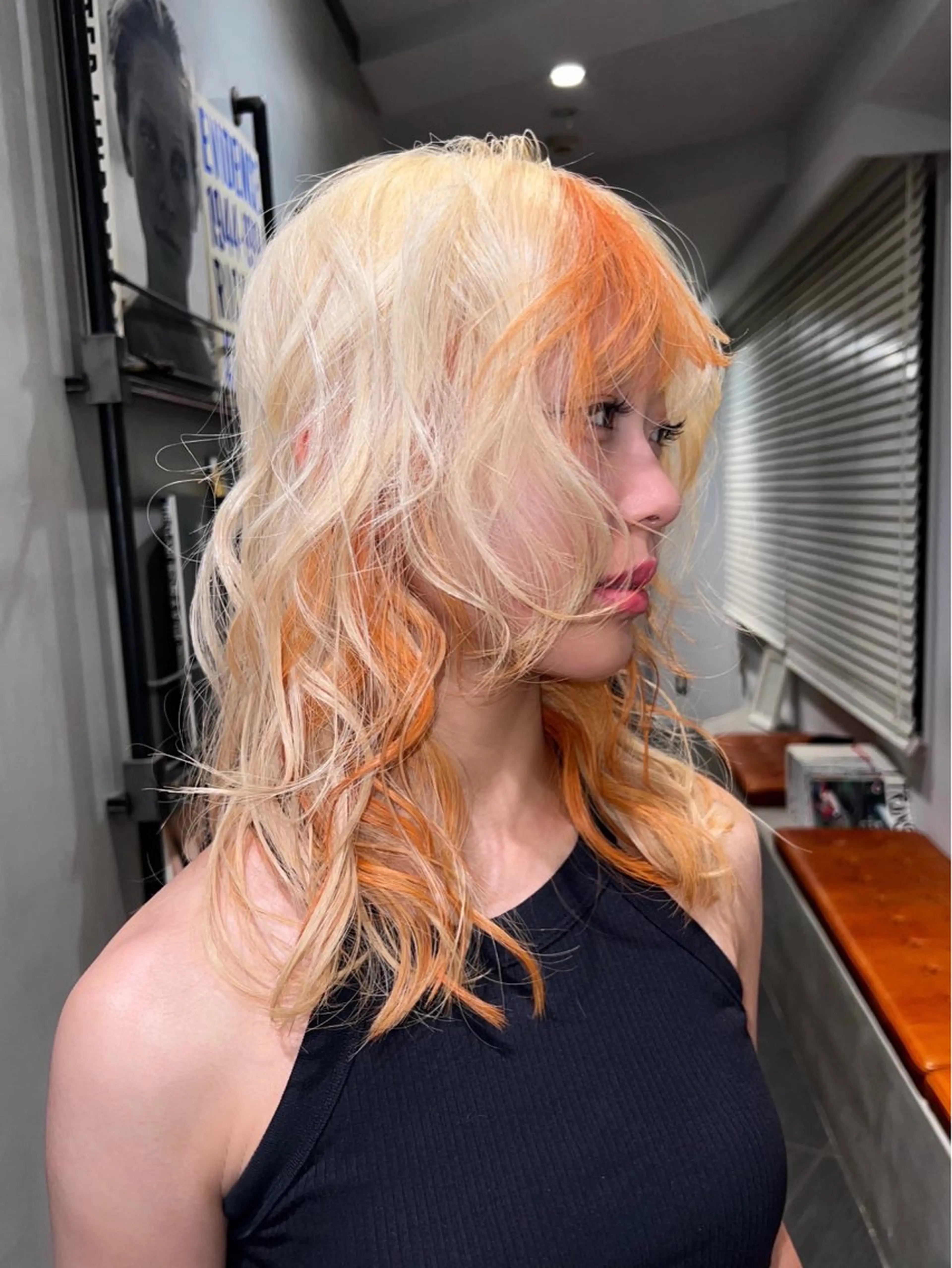 ロング カラー カット ヘアカラー トリートメント タナカ カナ🫧のヘアスタイル