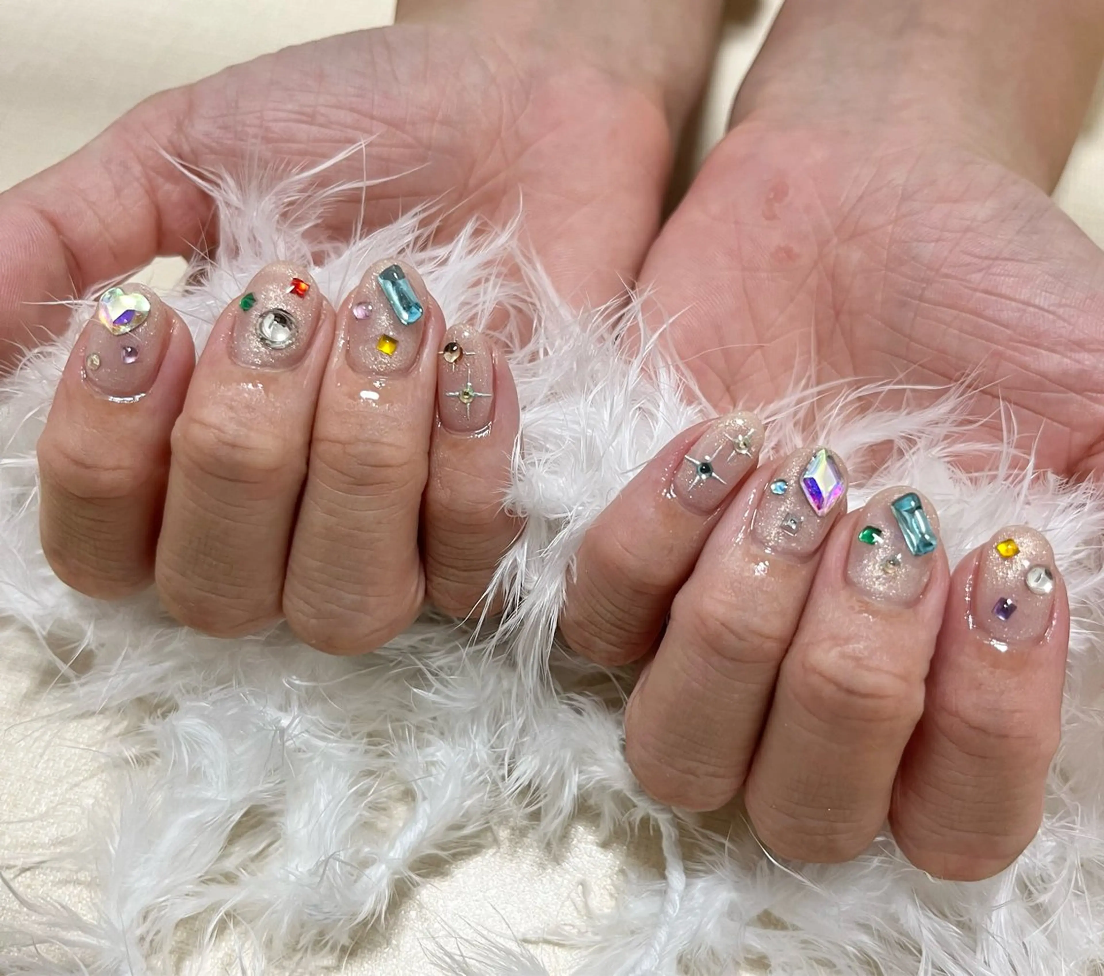 オフなし⭐︎ストーン付け放題の写真