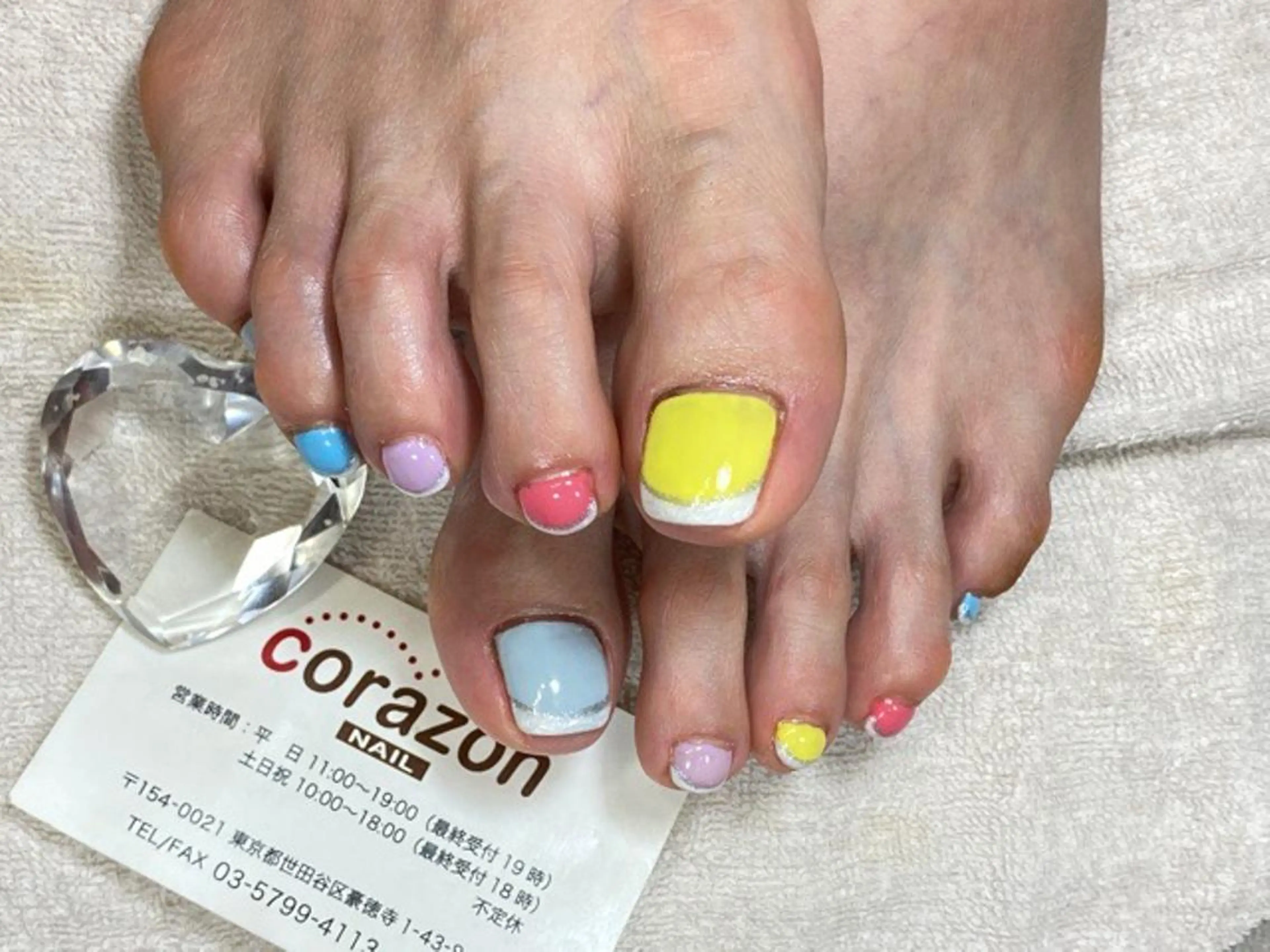 ネイル アートネイル フットネイル フレンチネイル フットネイル corazon所属・ネイリスト aicoのネイルデザイン