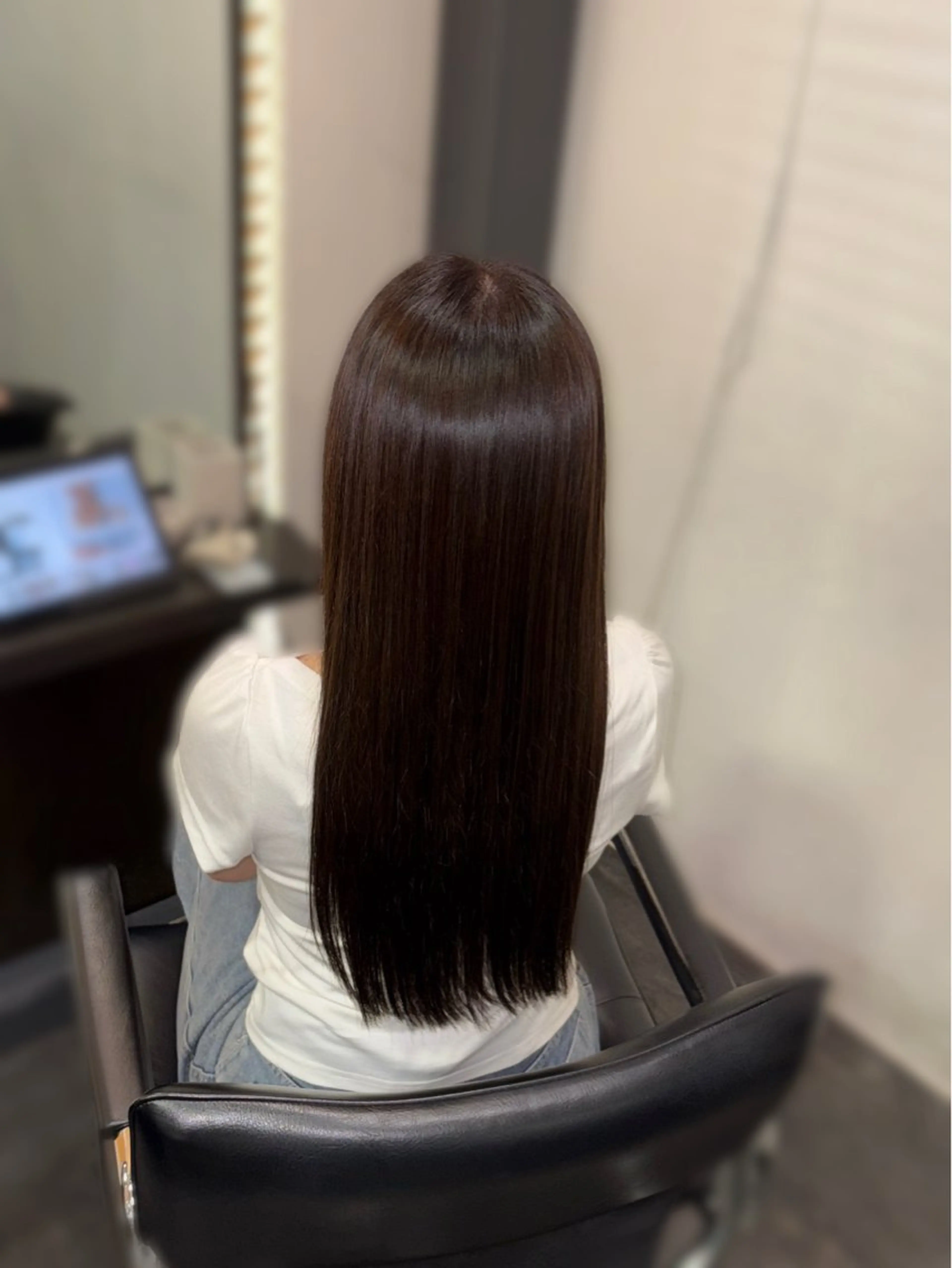 ロング 石田 亜弥のヘアスタイル