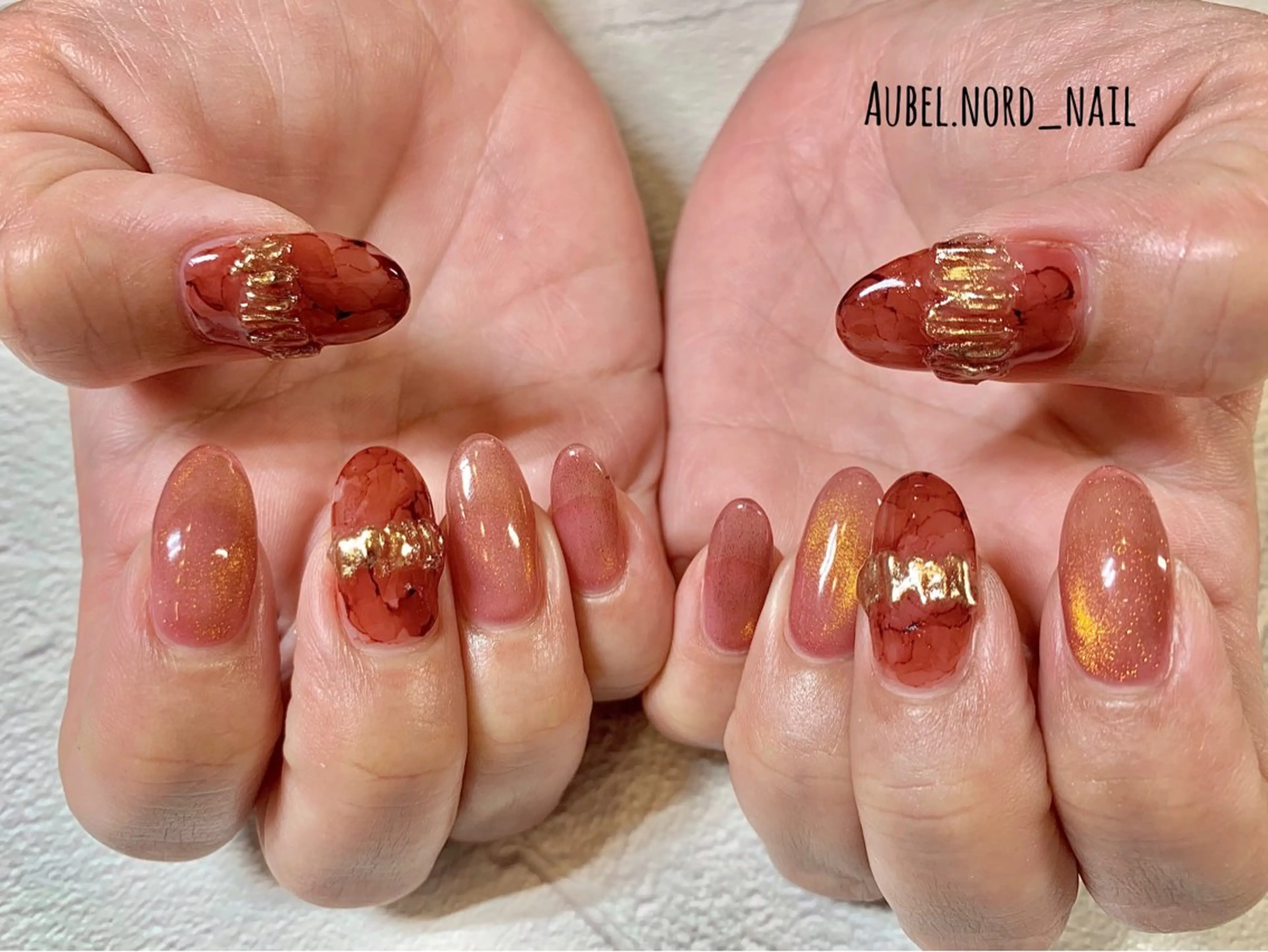 ネイル ハンドネイル Aubel.nord_nail所属・Aubel.nord オーベルノールのネイルデザイン