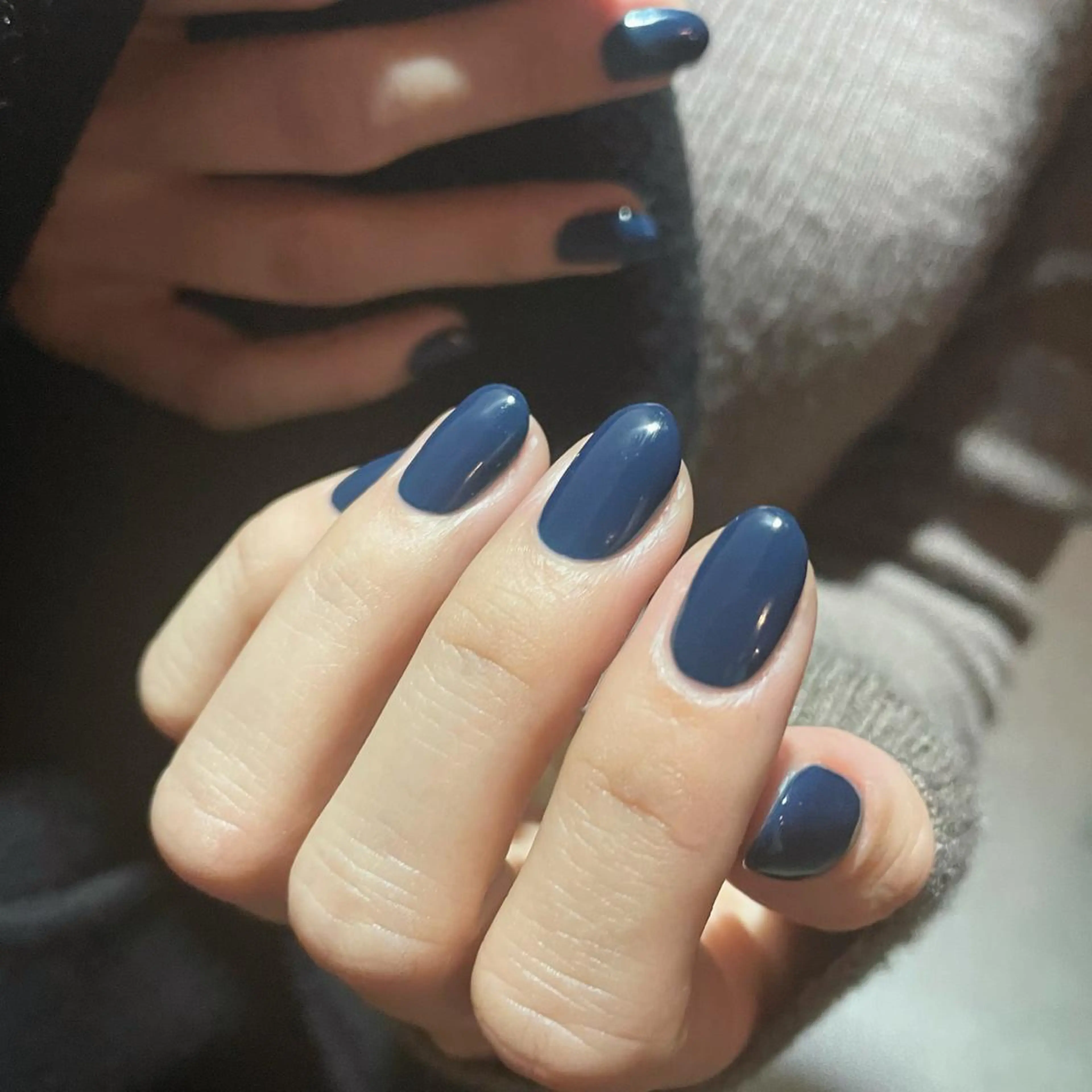 ネイル ワンカラーネイル 山藤 萌永のネイルデザイン