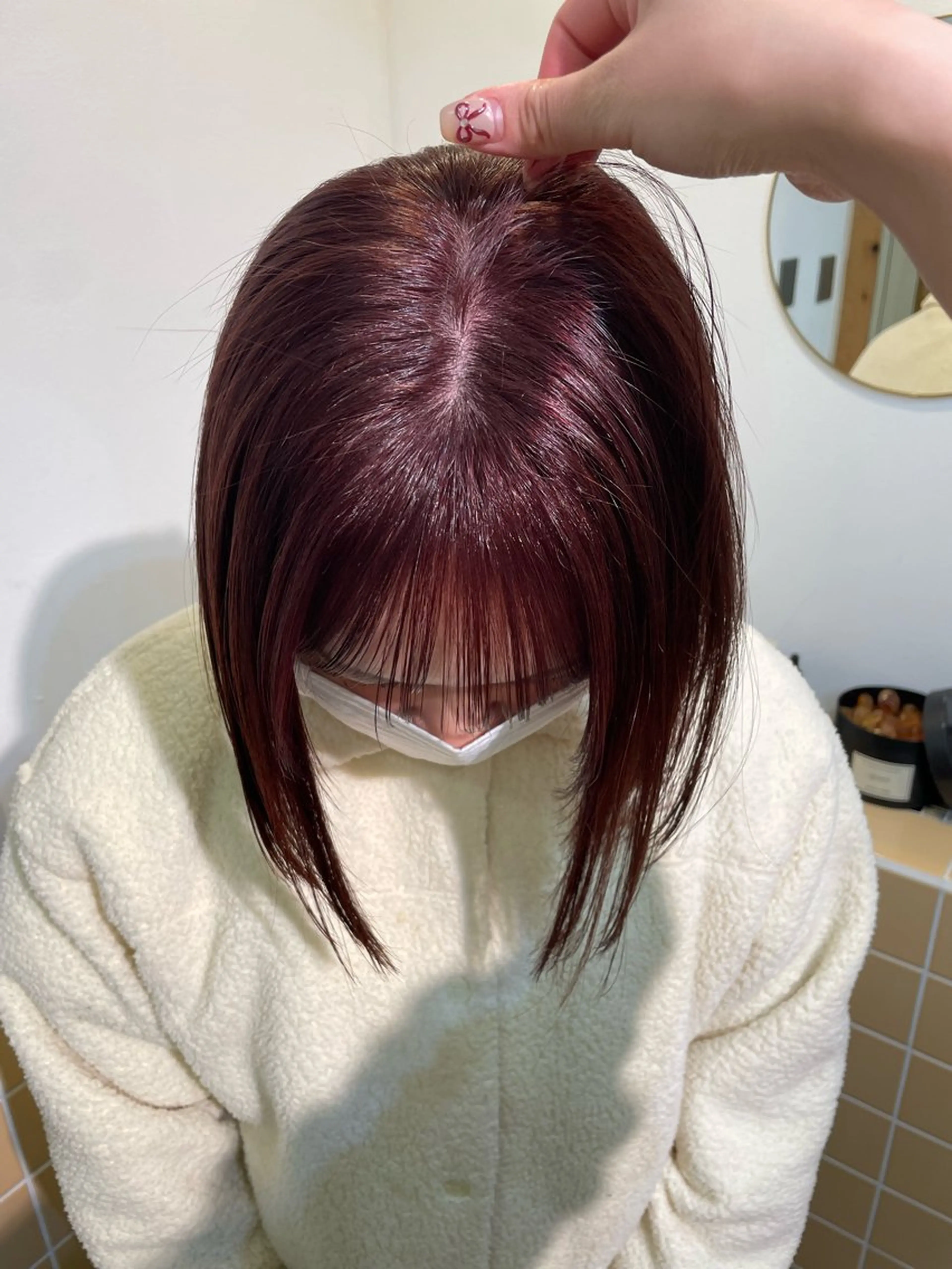 ミディアム カラー ヘアカラー sakura🌸 レイヤー/韓国ヘアのヘアスタイル