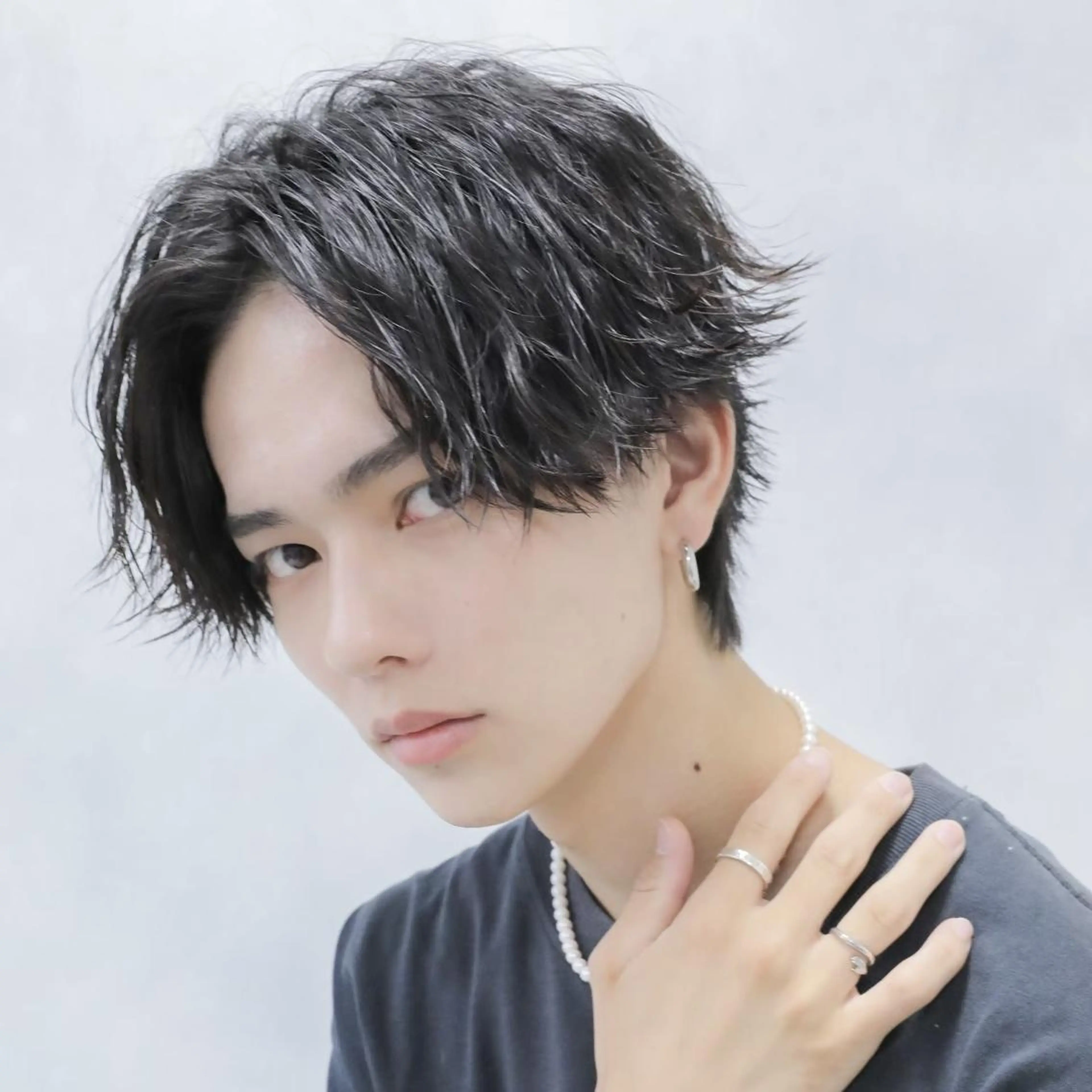 ショート メンズ ヘアアレンジ カット トリートメント ヘアセット Mens salon ANDYのヘアスタイル