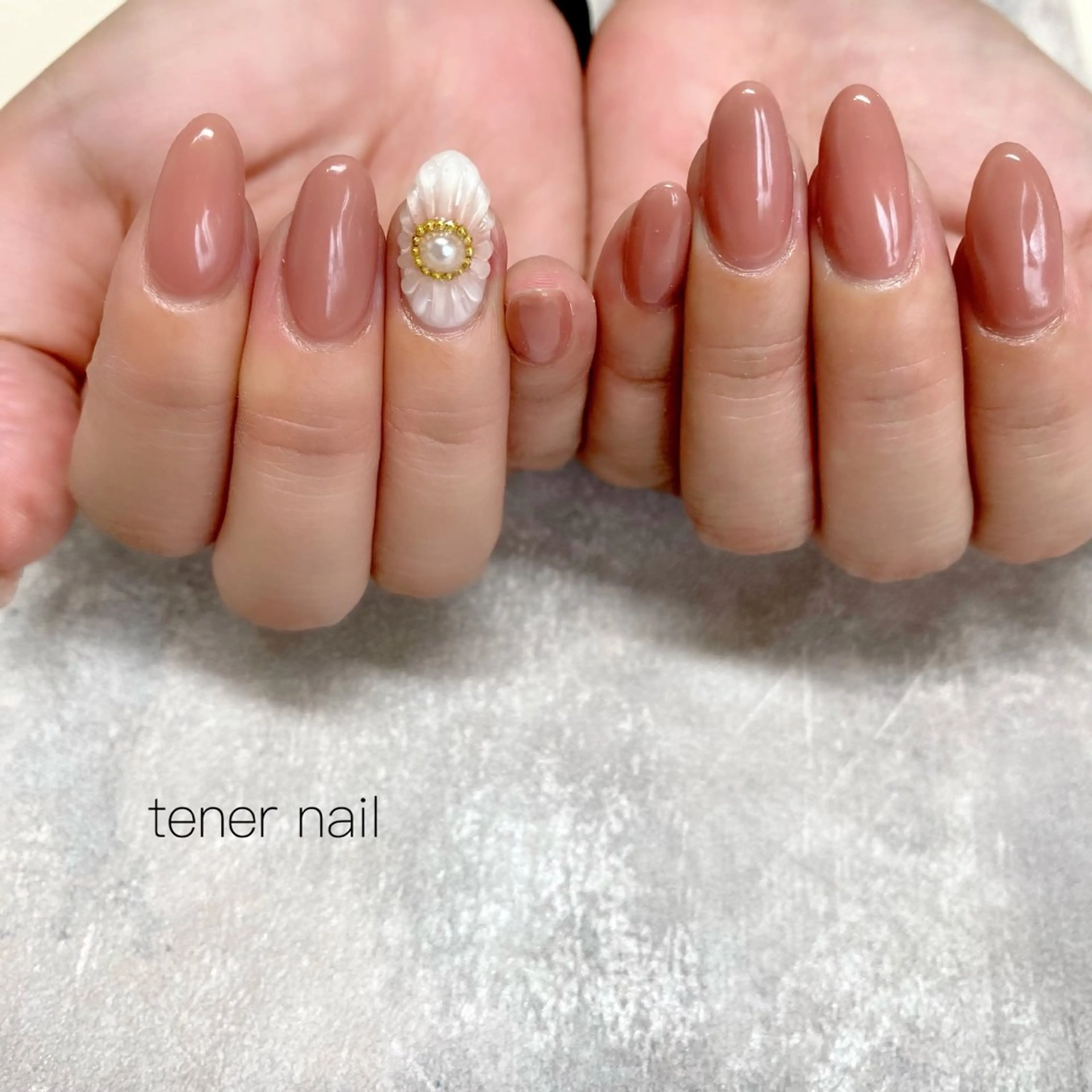 ネイル フラワーネイル ぷっくりネイル ハンドネイル tener  nail  テネルネイル所属・テネルネイル tener nailのネイルデザイン