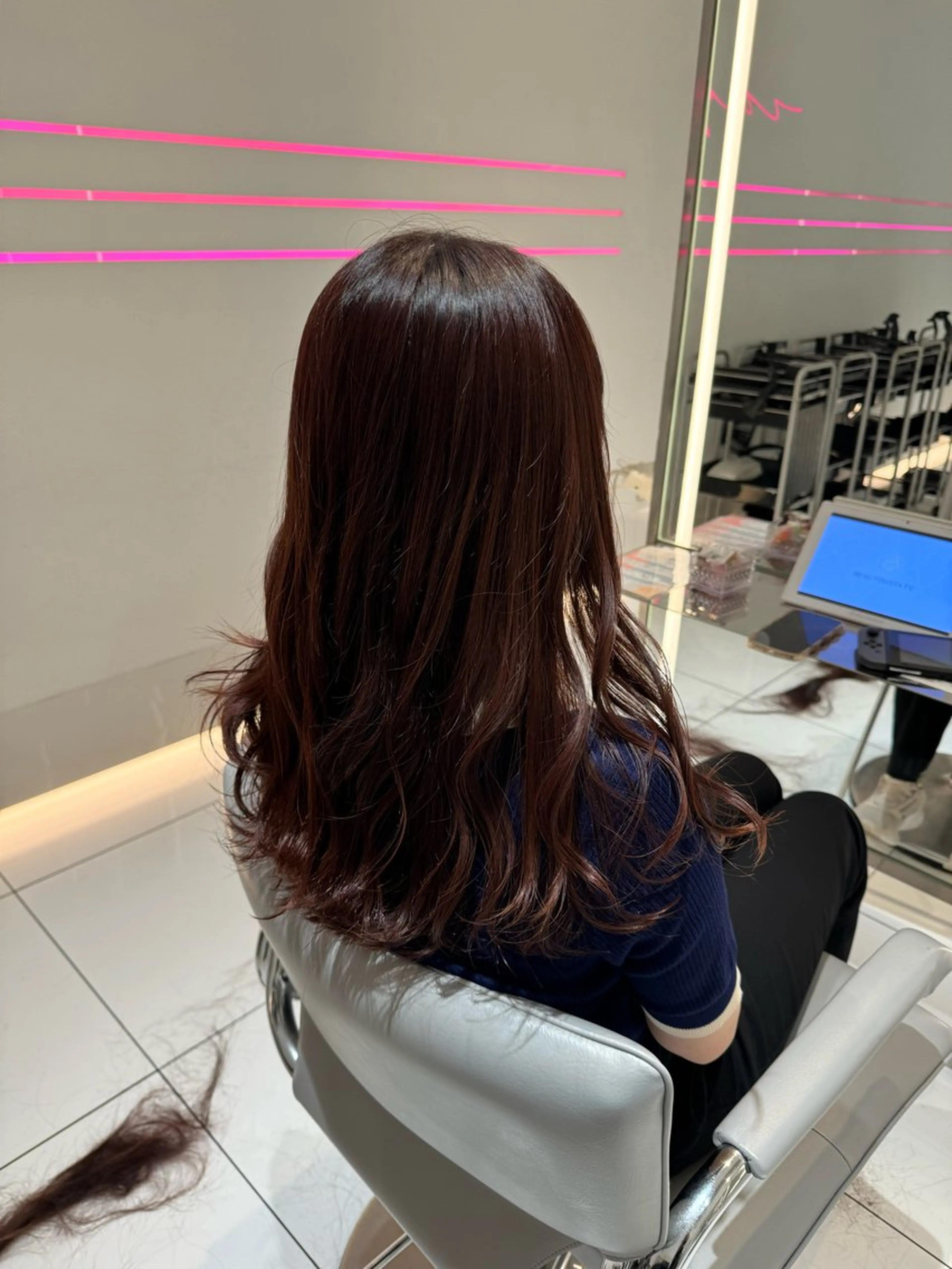 ロング カラー ヘアアレンジ ブラウンカラー レッドカラー レッドブラウン ヘアカラー ｱｵﾇﾏﾐﾕ☁️ /ボブ/ハイトーン/のヘアスタイル