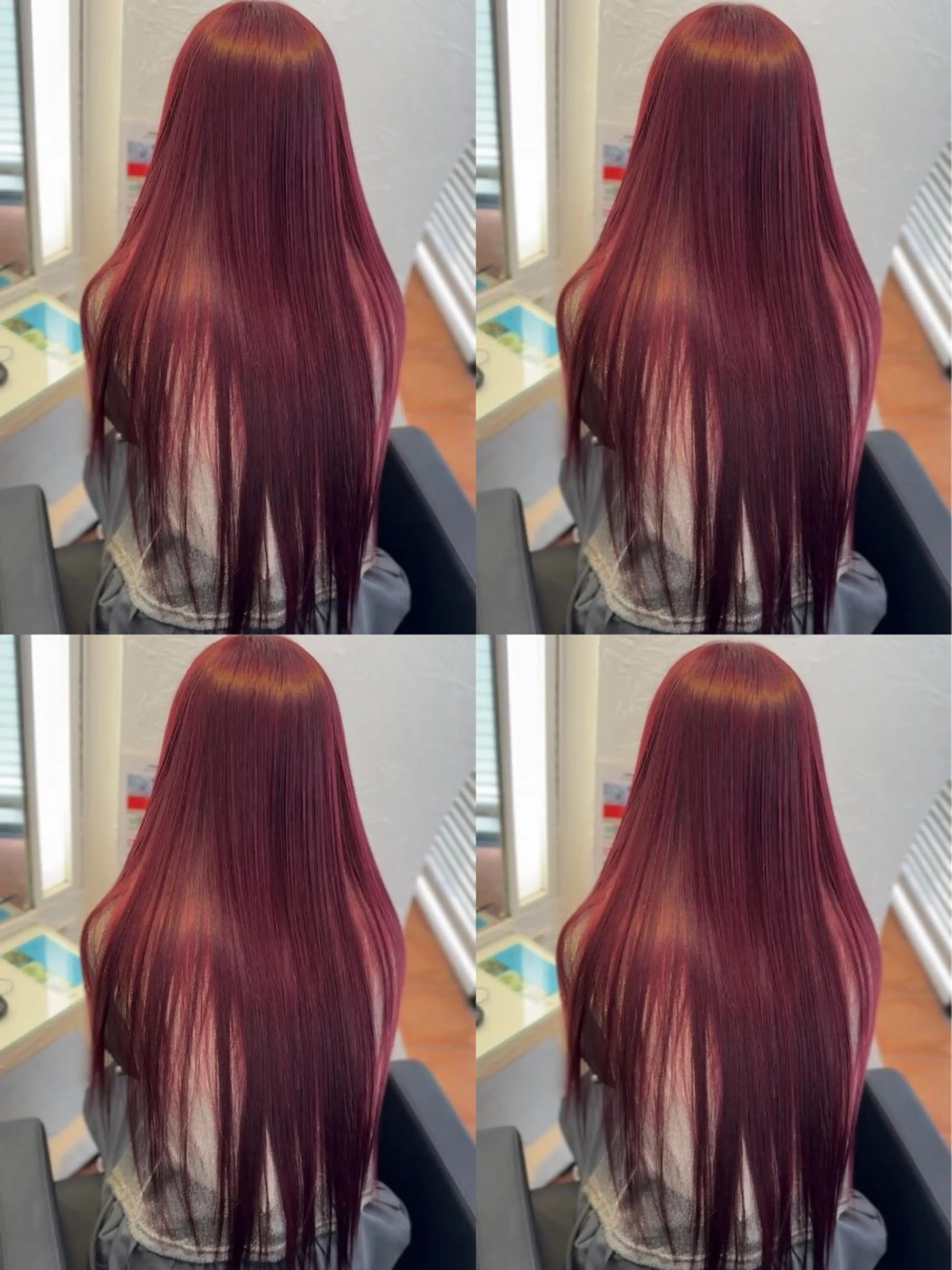 ロング カラー ブリーチ ブリーチなしカラー ヘアカラー トリートメント 🍒暖色🍒ブリーチ なしカラー/たくみ。のヘアスタイル