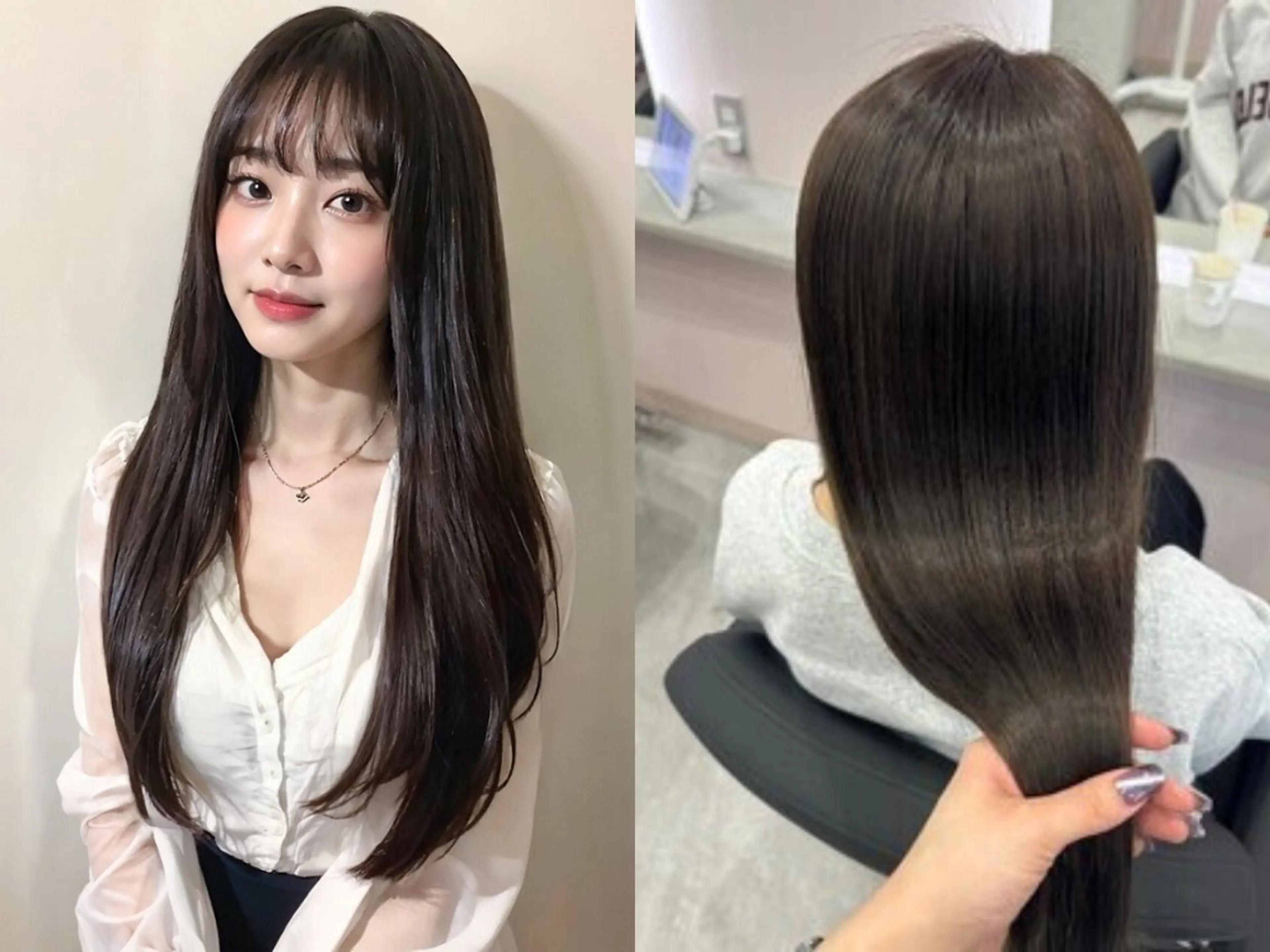 湿気対策✨髪質改善縮毛矯正＋補修トリートメントの写真