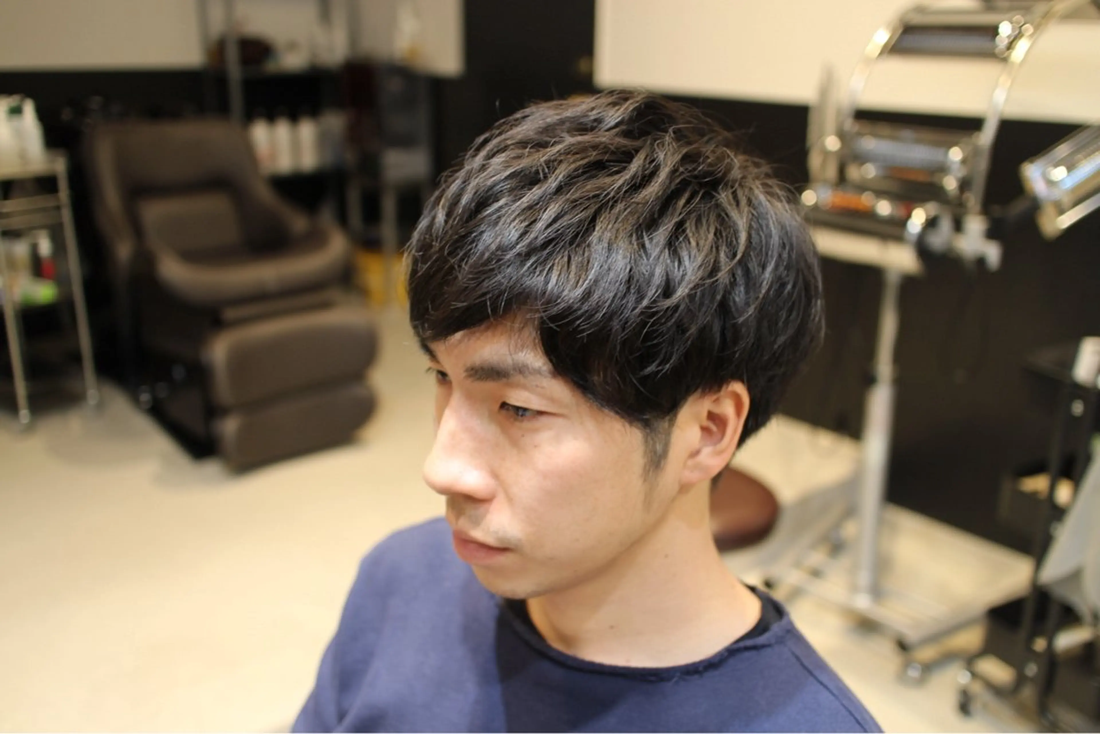 ショート くせ毛 パーマ hair salon TOKUNAGA所属・💫縮毛矯正/ カット💫徳永あい子のヘアスタイル