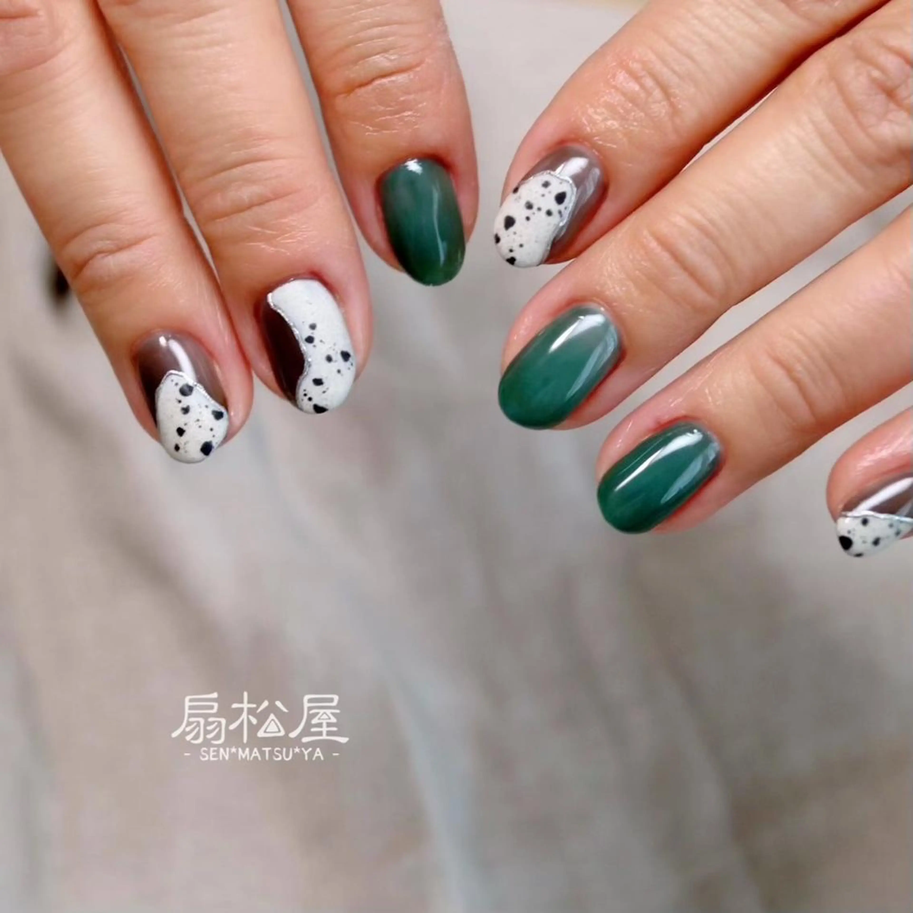 ネイル 扇松屋 marie.nのネイルデザイン