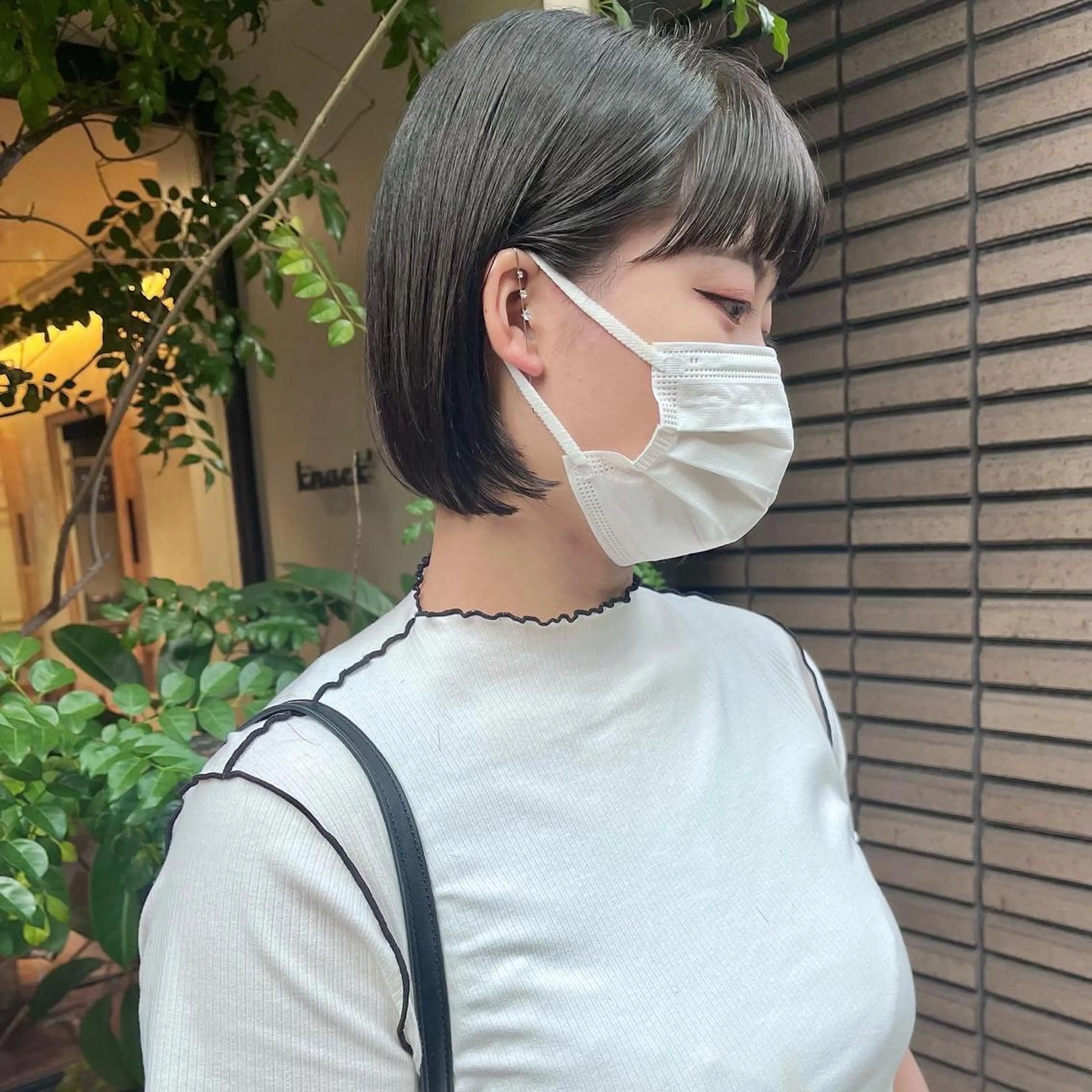 ショート ボブ 近藤 麻紀のヘアスタイル