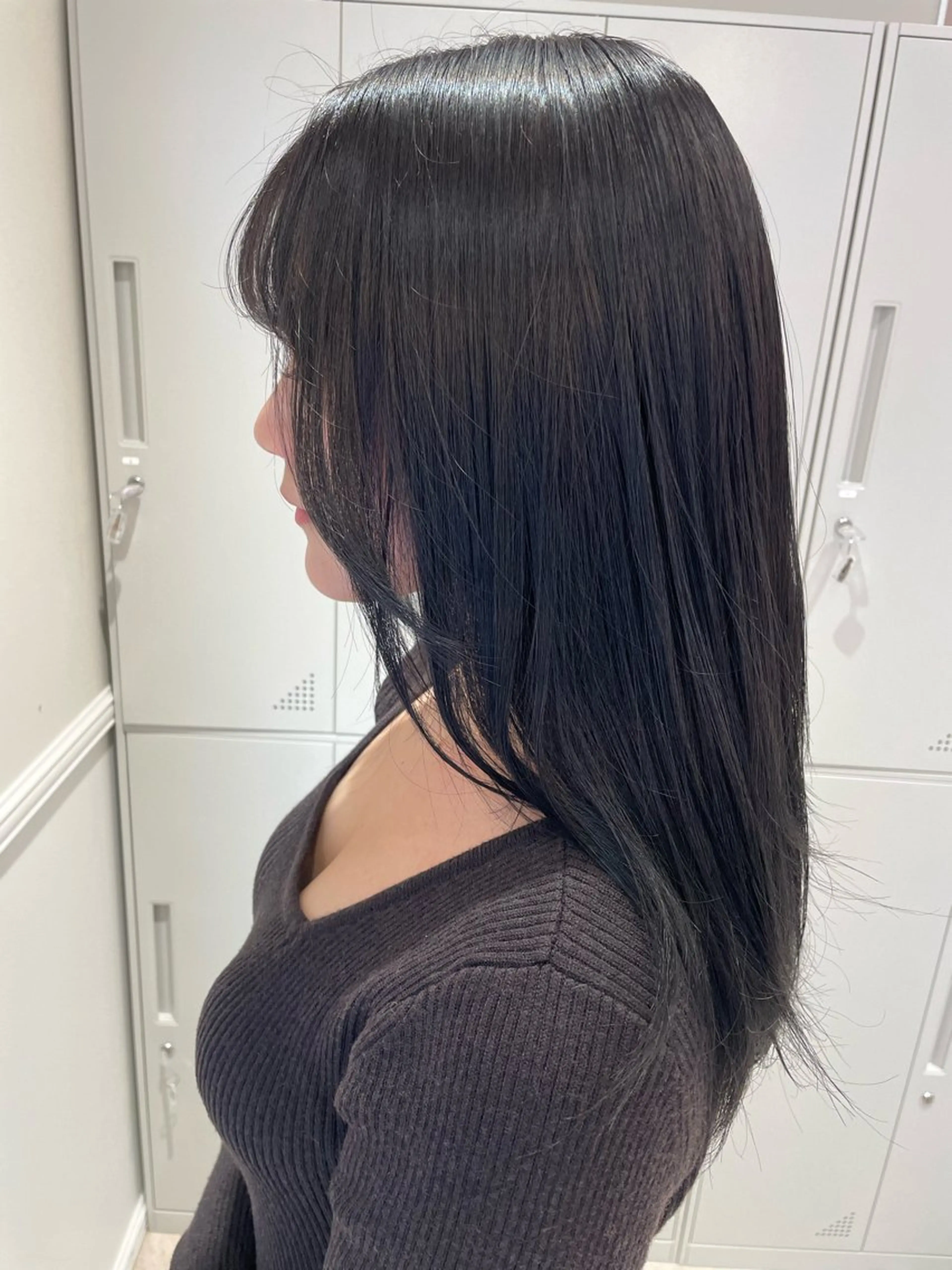 セミロング blanc hair 西中島MASARUのヘアスタイル