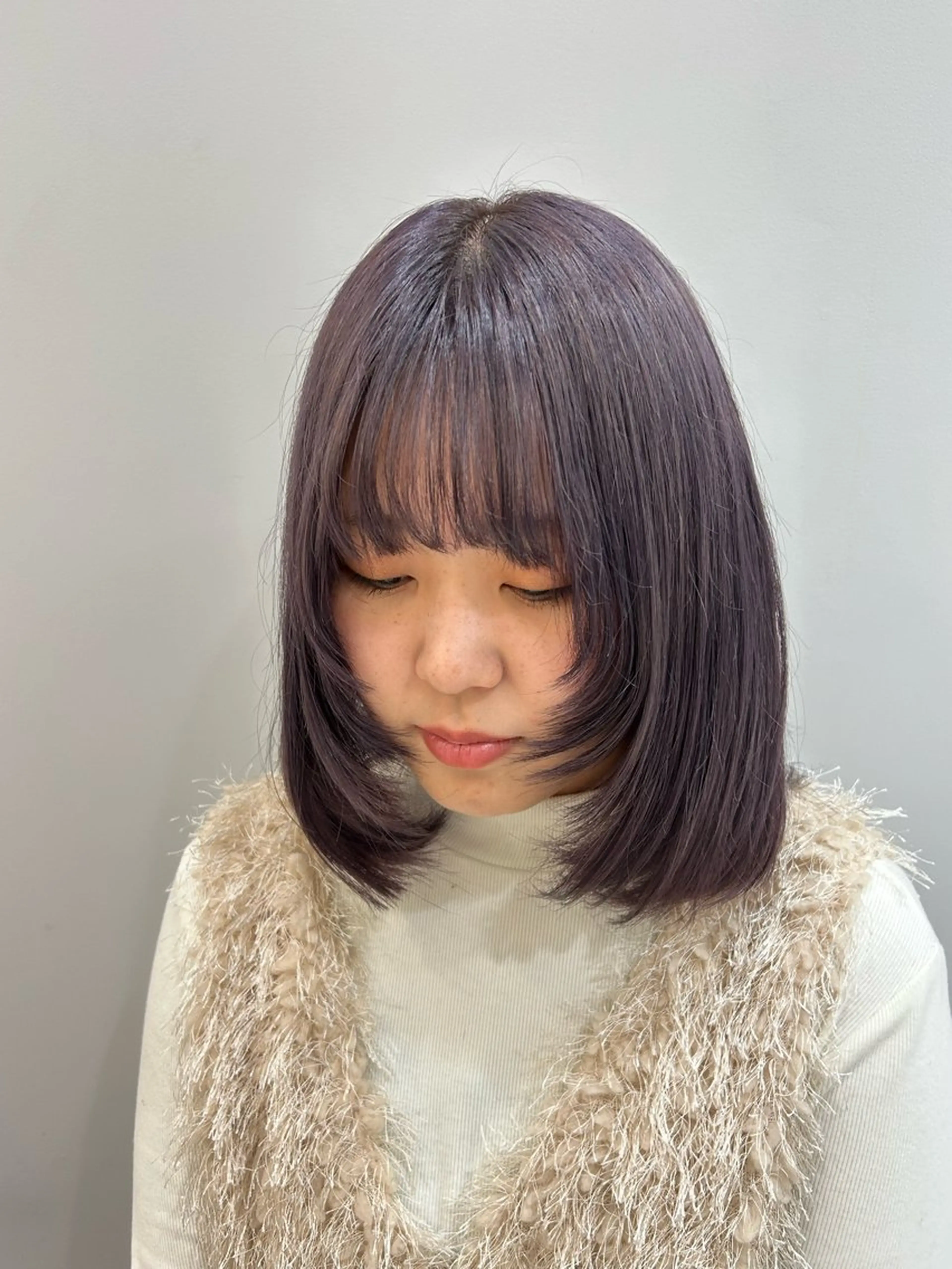 ミディアム 顔周りカット レイヤーカット カット LICO 鳳所属・🫧ミネ タイガ🐯のヘアスタイル