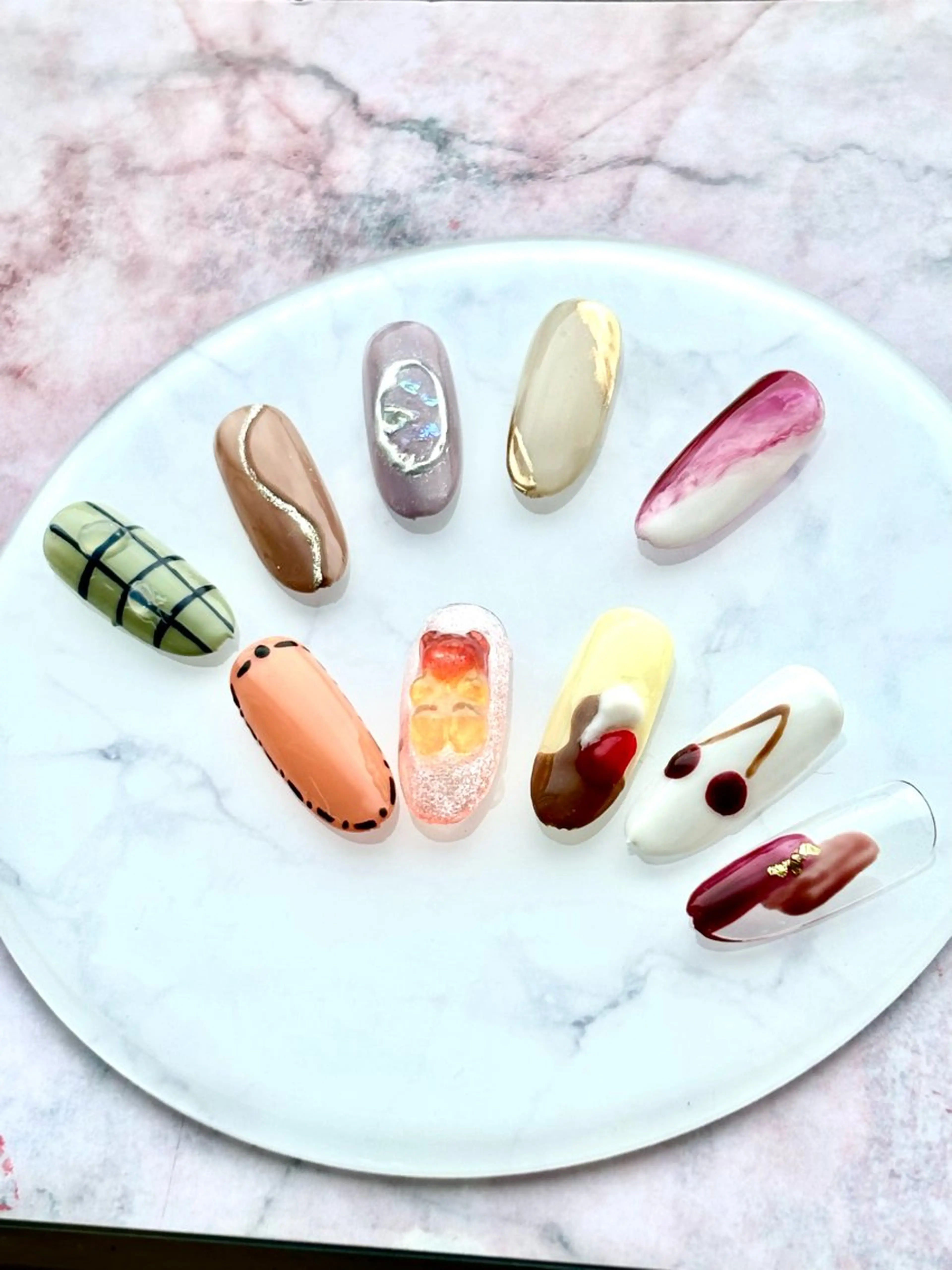 (オフあり)1カラー＋写真アート2本の写真