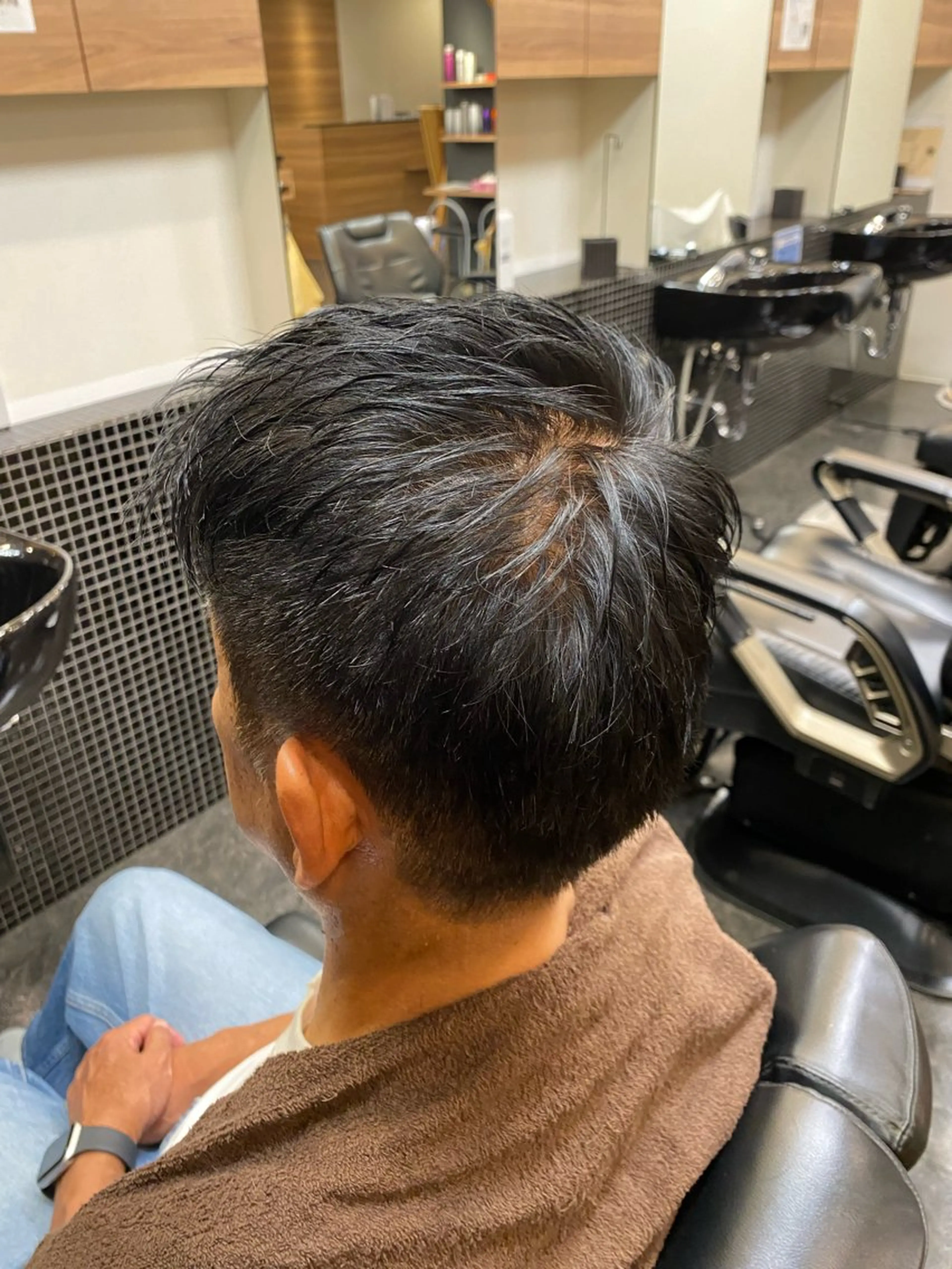 ショート メンズ HOMME GRAND所属・メンズカット0円 モデル募集野田阪神のヘアスタイル