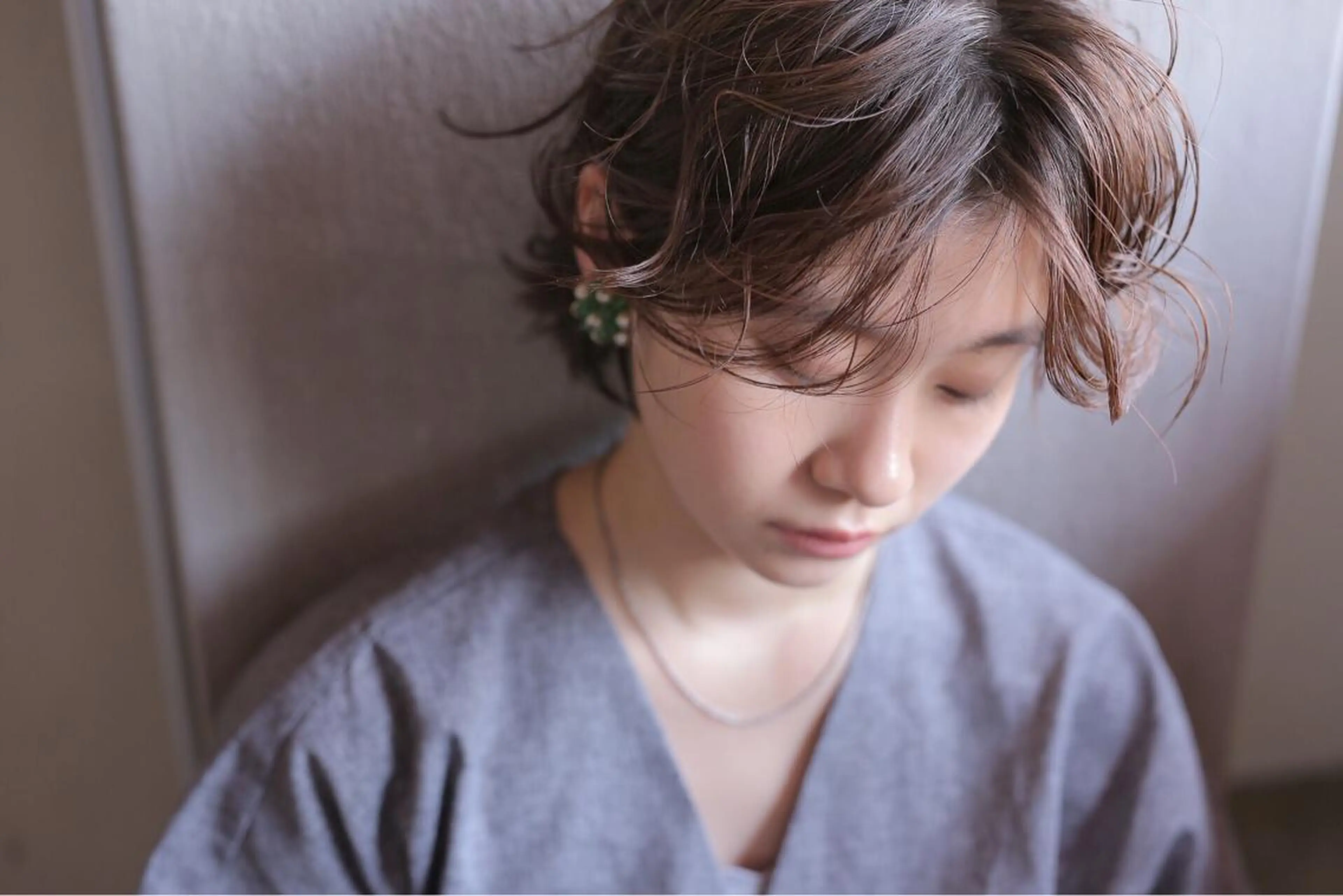 ショート パーマ カット パーマ トリートメント 下北沢 soiのヘアスタイル