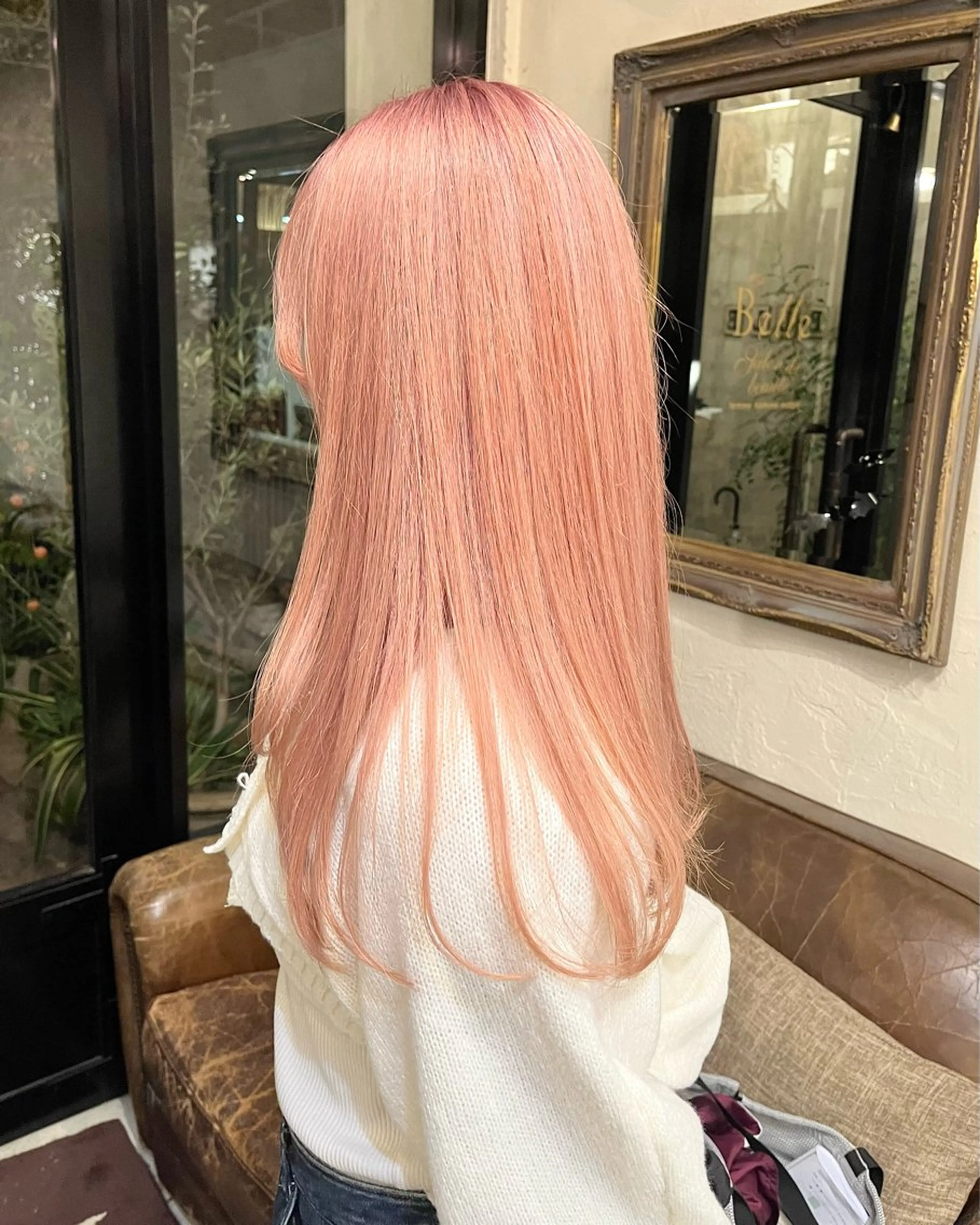 ロング Belle 並木通り店所属・rena/ パーマ/カラーのヘアスタイル