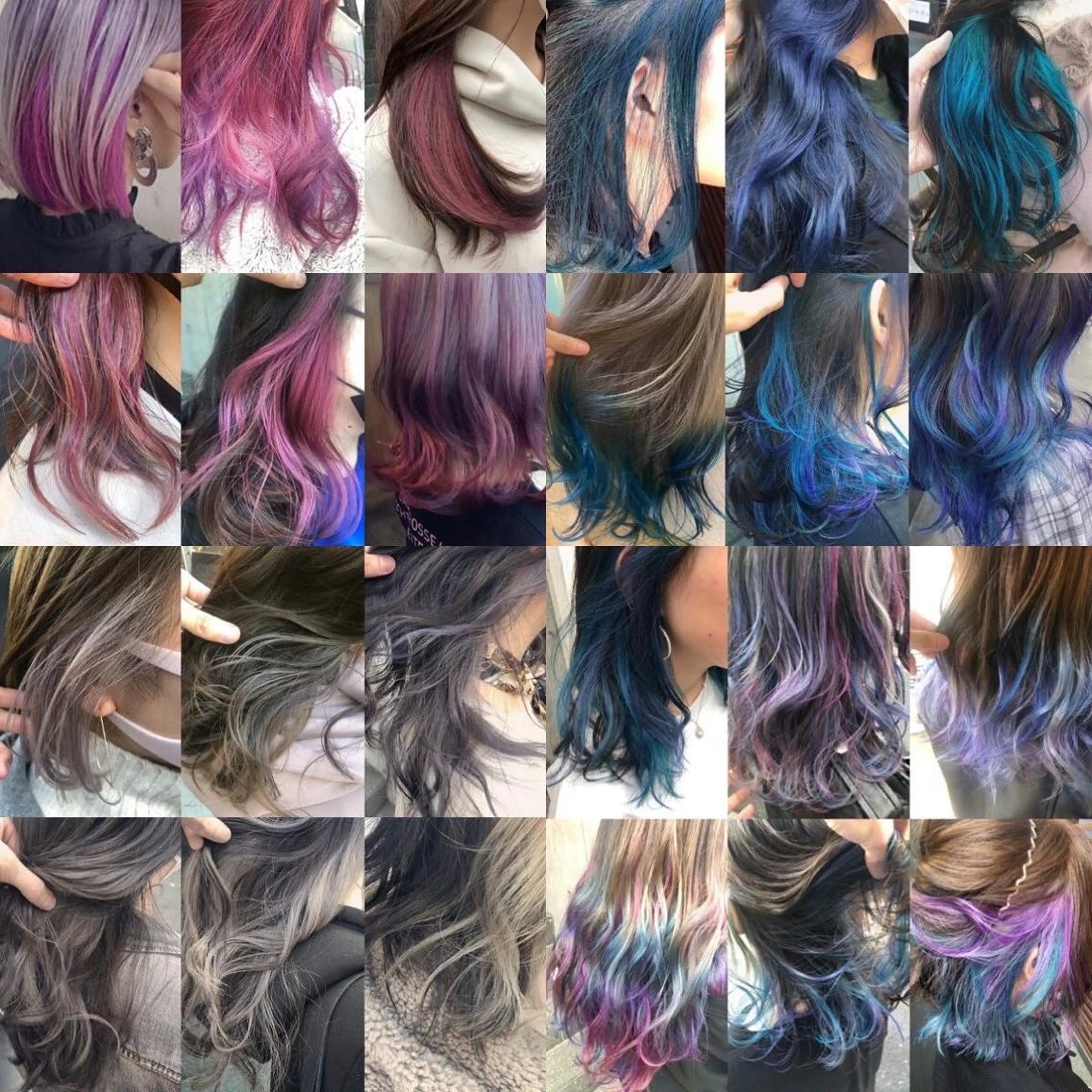 セミロング カラー アッシュ バレイヤージュ ミストバング ベージュカラー ブリーチ カット ヘアカラー トリートメント 原宿サロン代表 デザインカラー伊藤卓のヘアスタイル