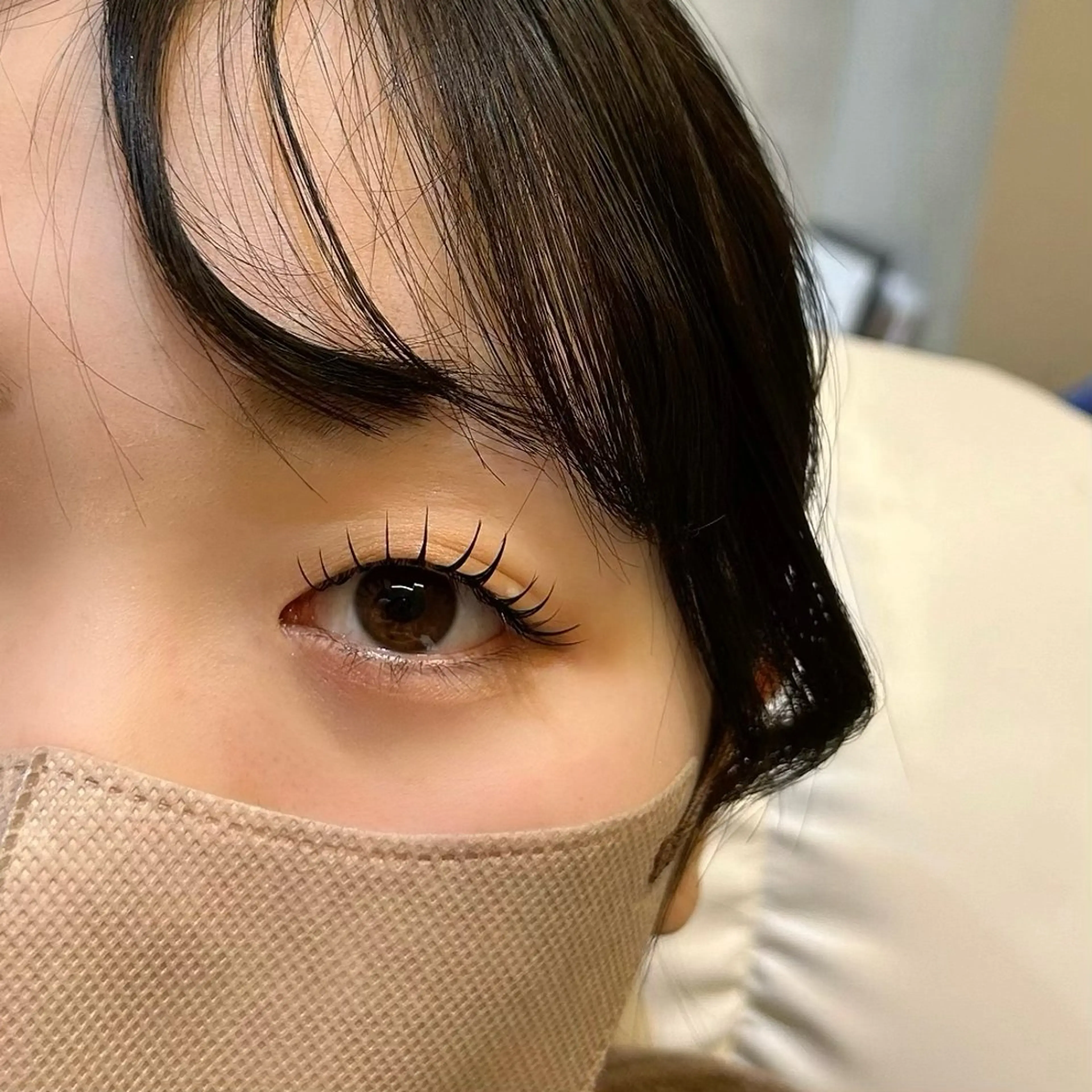 マツエク・マツパ マツエク 束感まつ毛／艶カラー おがたゆうか🎀‎のマツエク・マツパデザイン