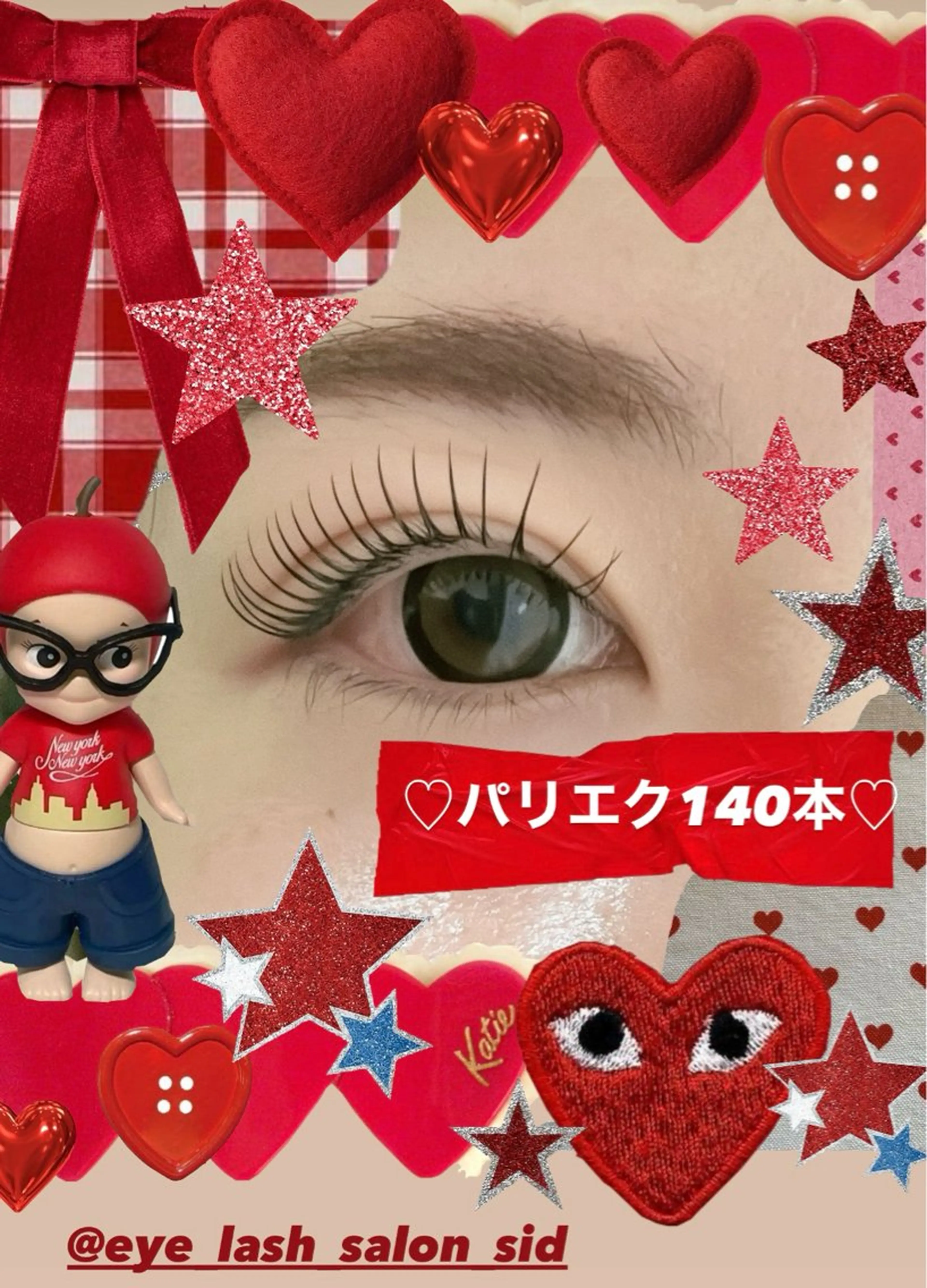マツエク・マツパ マツエク eye lash salon SIDのマツエク・マツパデザイン