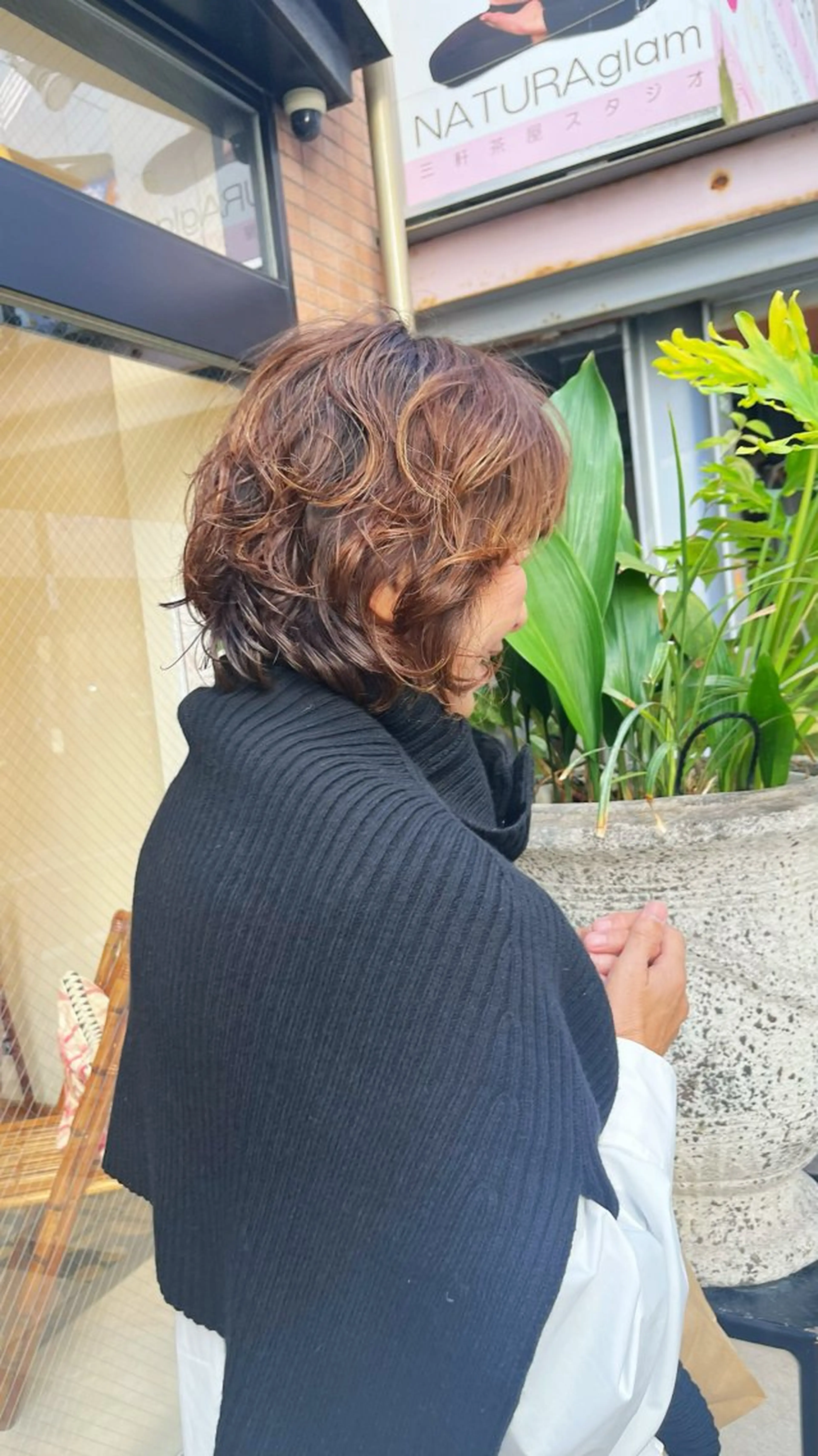 ショート パーマ 浅井 理恵のヘアスタイル