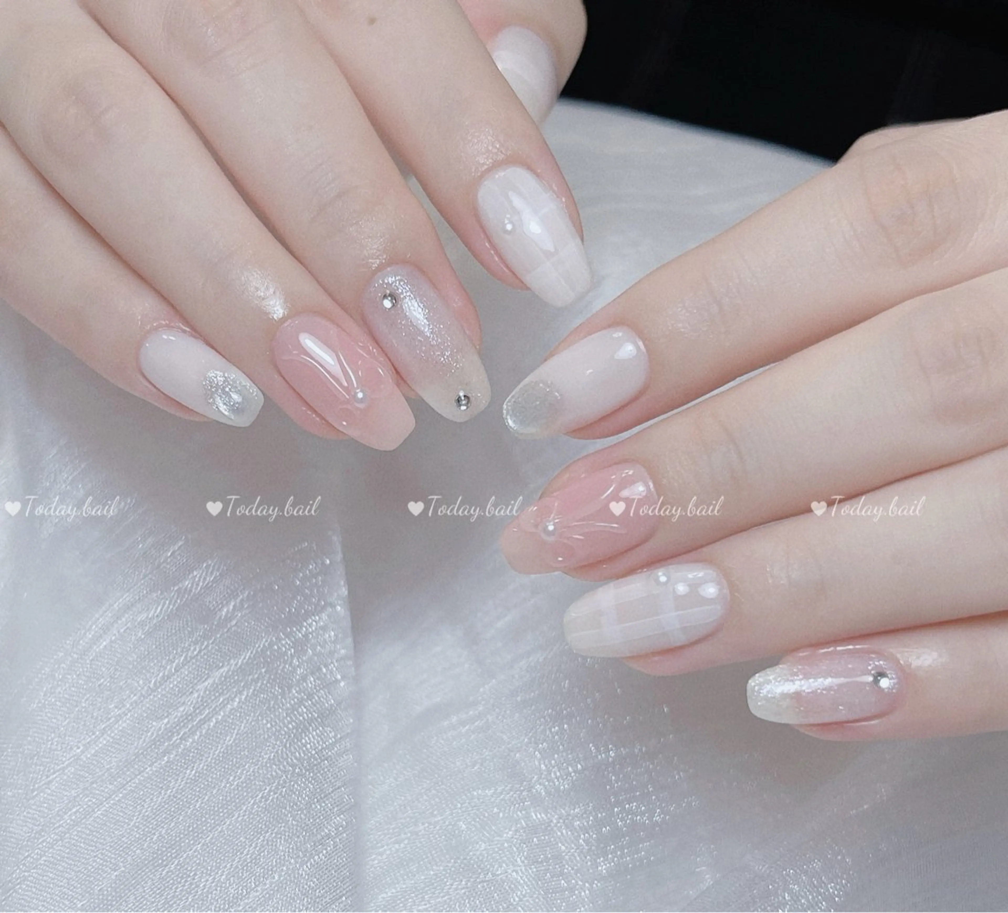 ネイル ハンドネイル 🎀Today nail💅のネイルデザイン