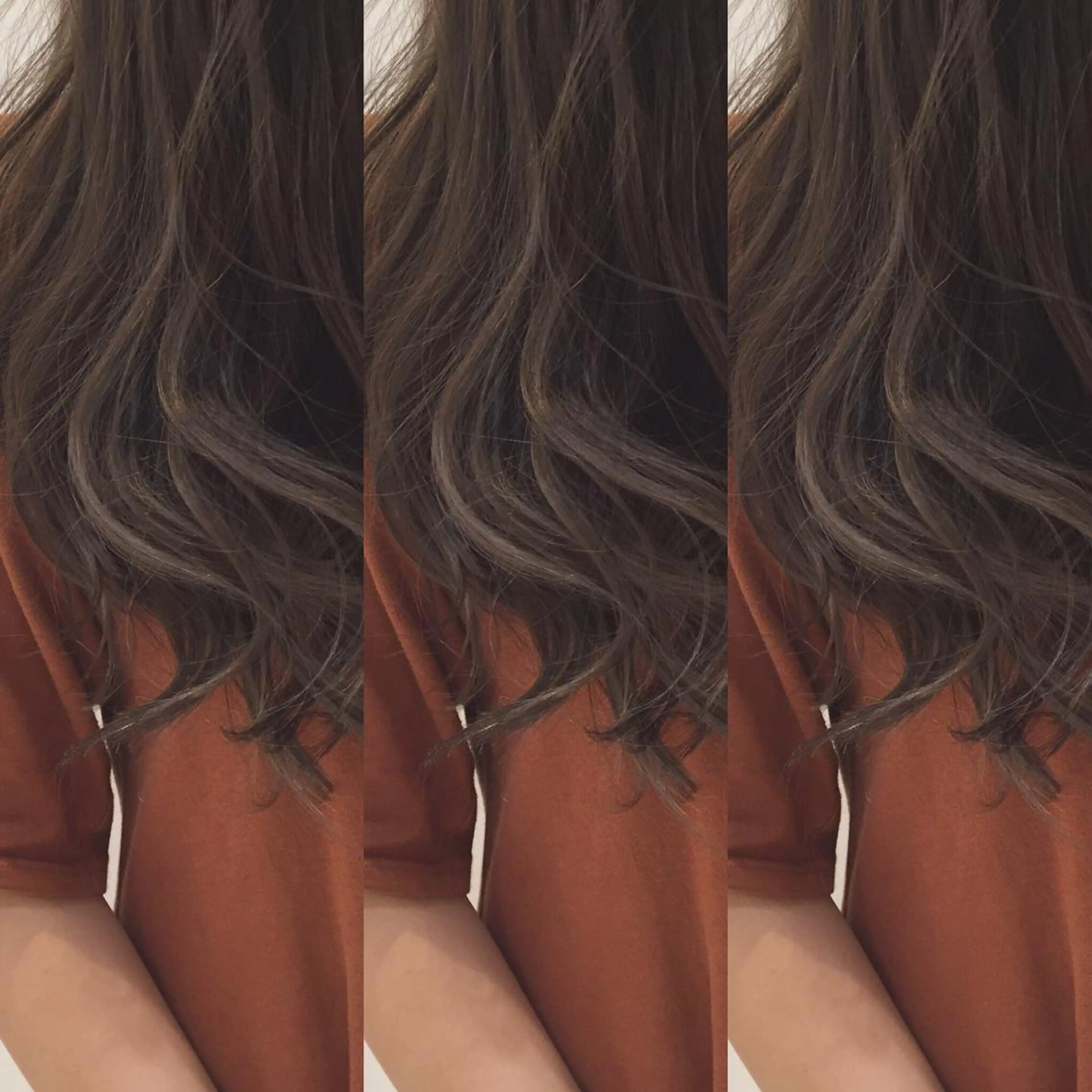 ミディアム セミロング ロング カラー パーマ アッシュ ハイライトカラー ハイライト lafith hair dope所属・[外国人風カラー] 店長 田中健太のヘアスタイル