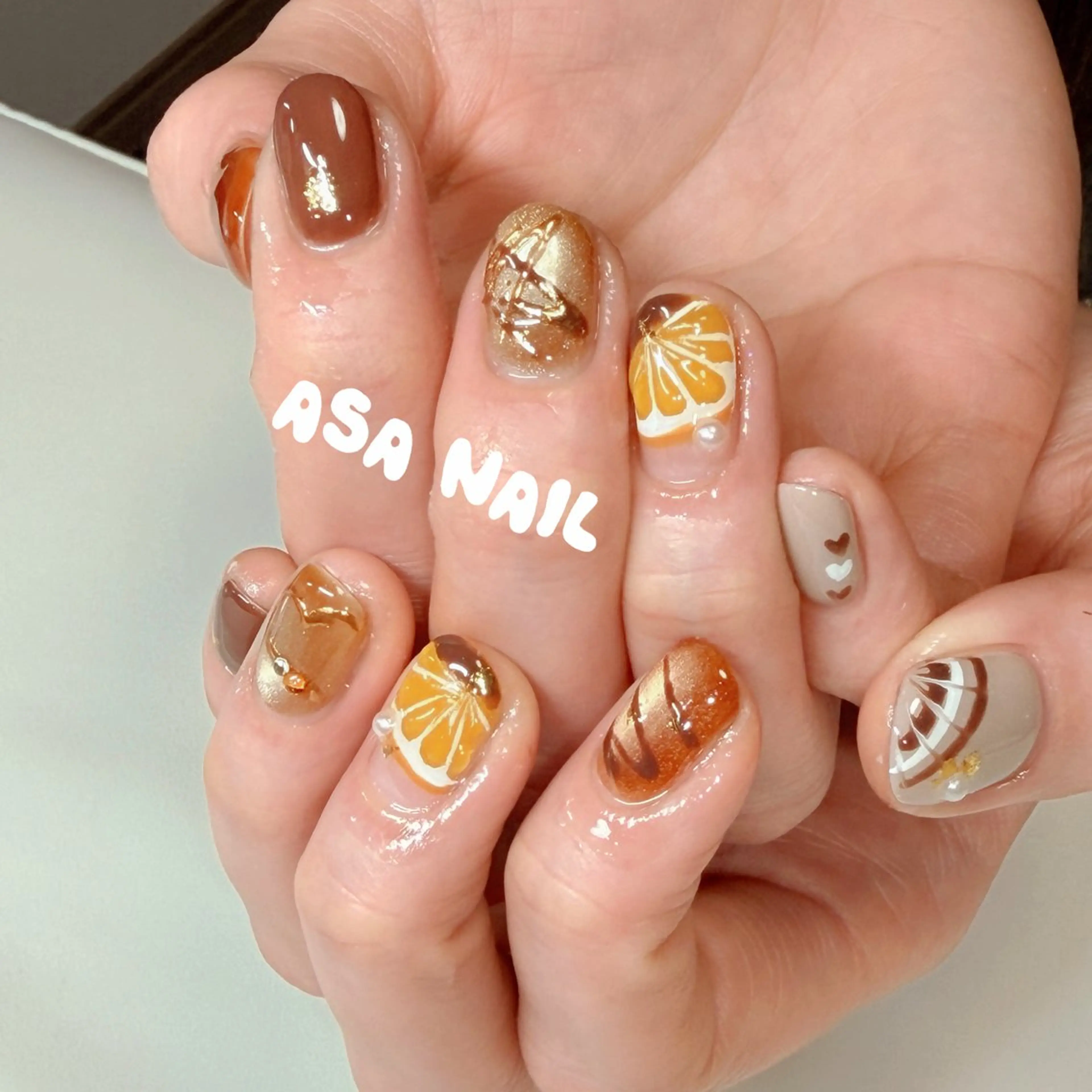 ネイル ハンドネイル Asa Nail 亀戸 平井のネイルデザイン