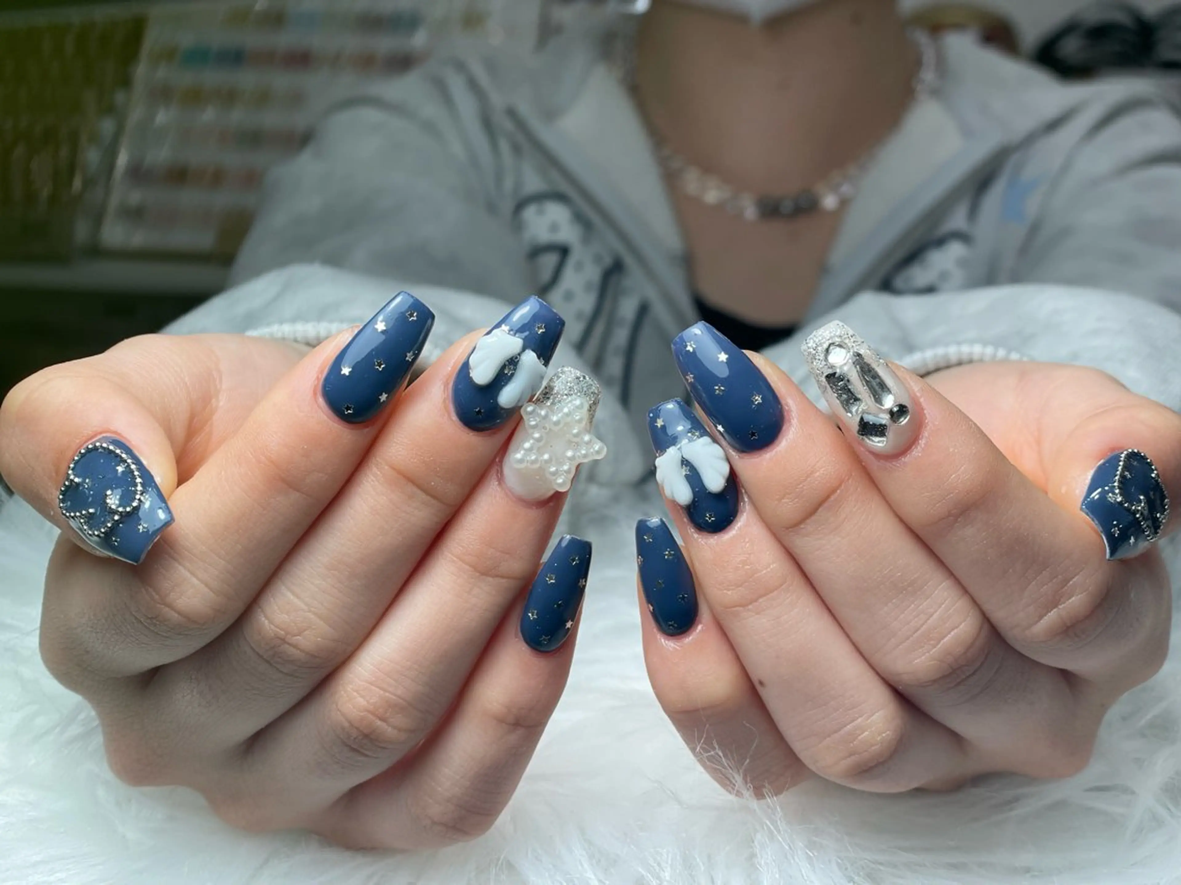 ハンド・デザイン4本+チップ長さ出しの写真