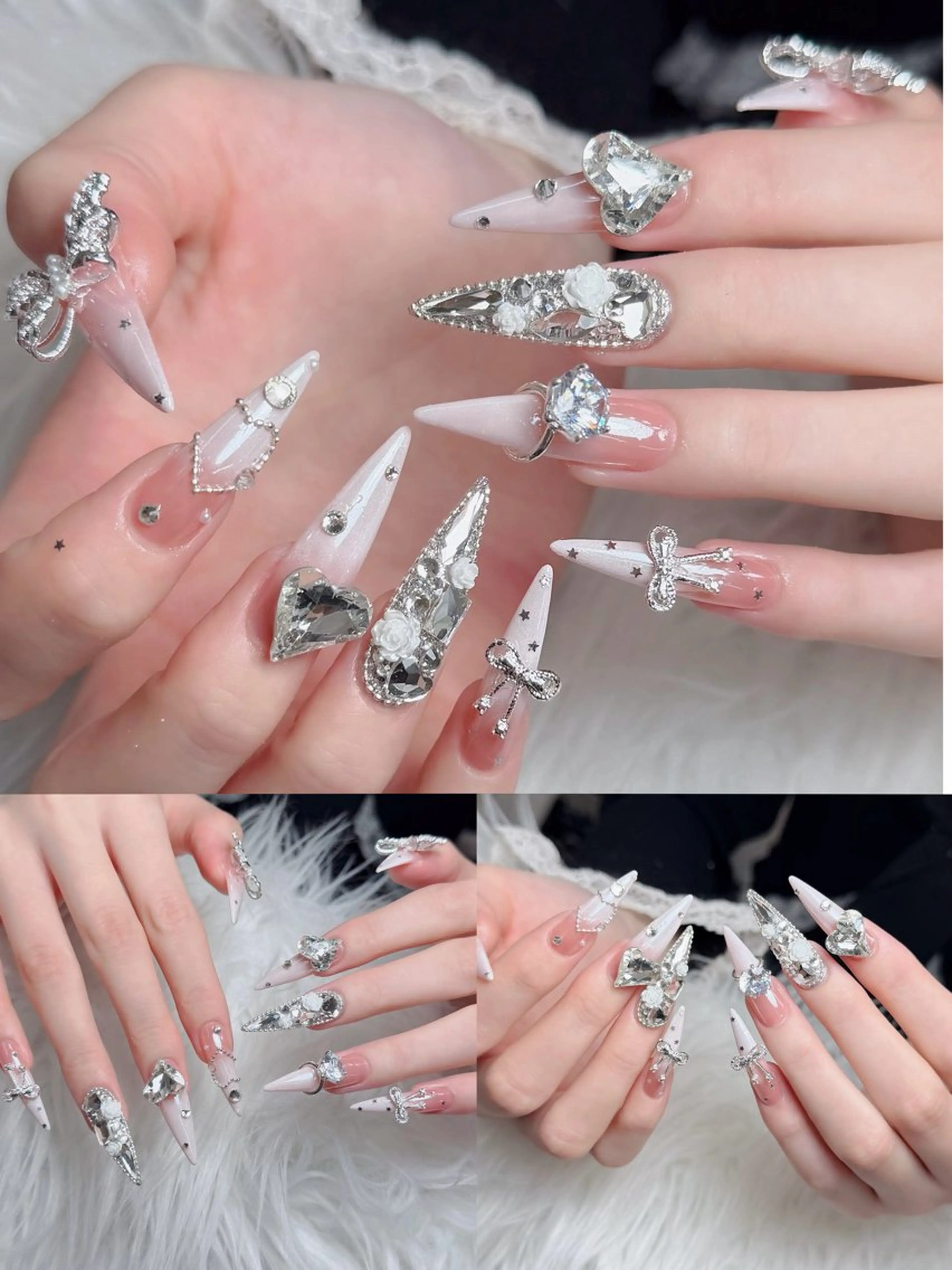 ネイル アートネイル フレンチネイル ジェルネイル 韓国ネイル マグネットネイル ハンドネイル Lenie Nail Okuboのネイルデザイン