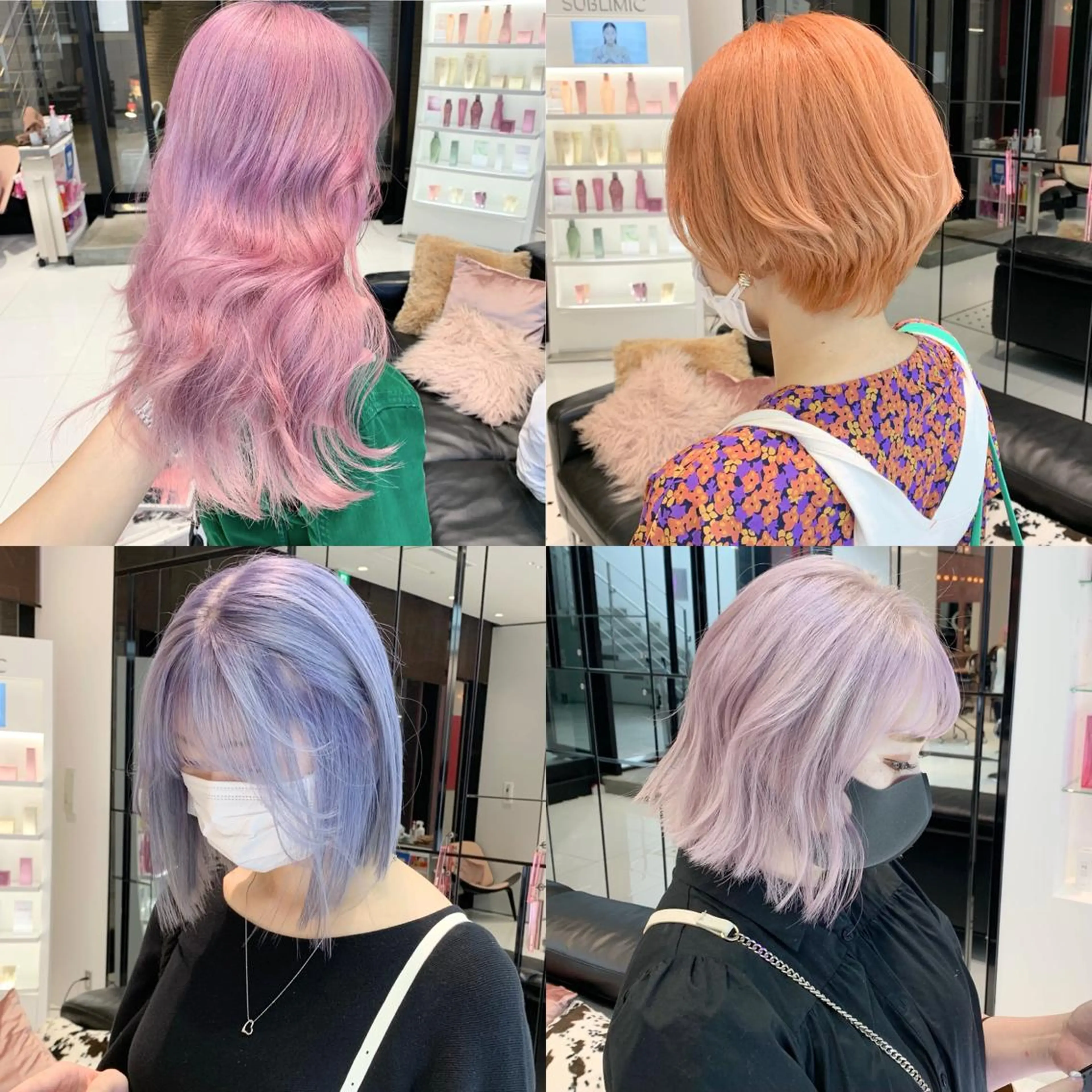 ミディアム ハッシュカット/ハイ トーン/MANAMIのヘアスタイル