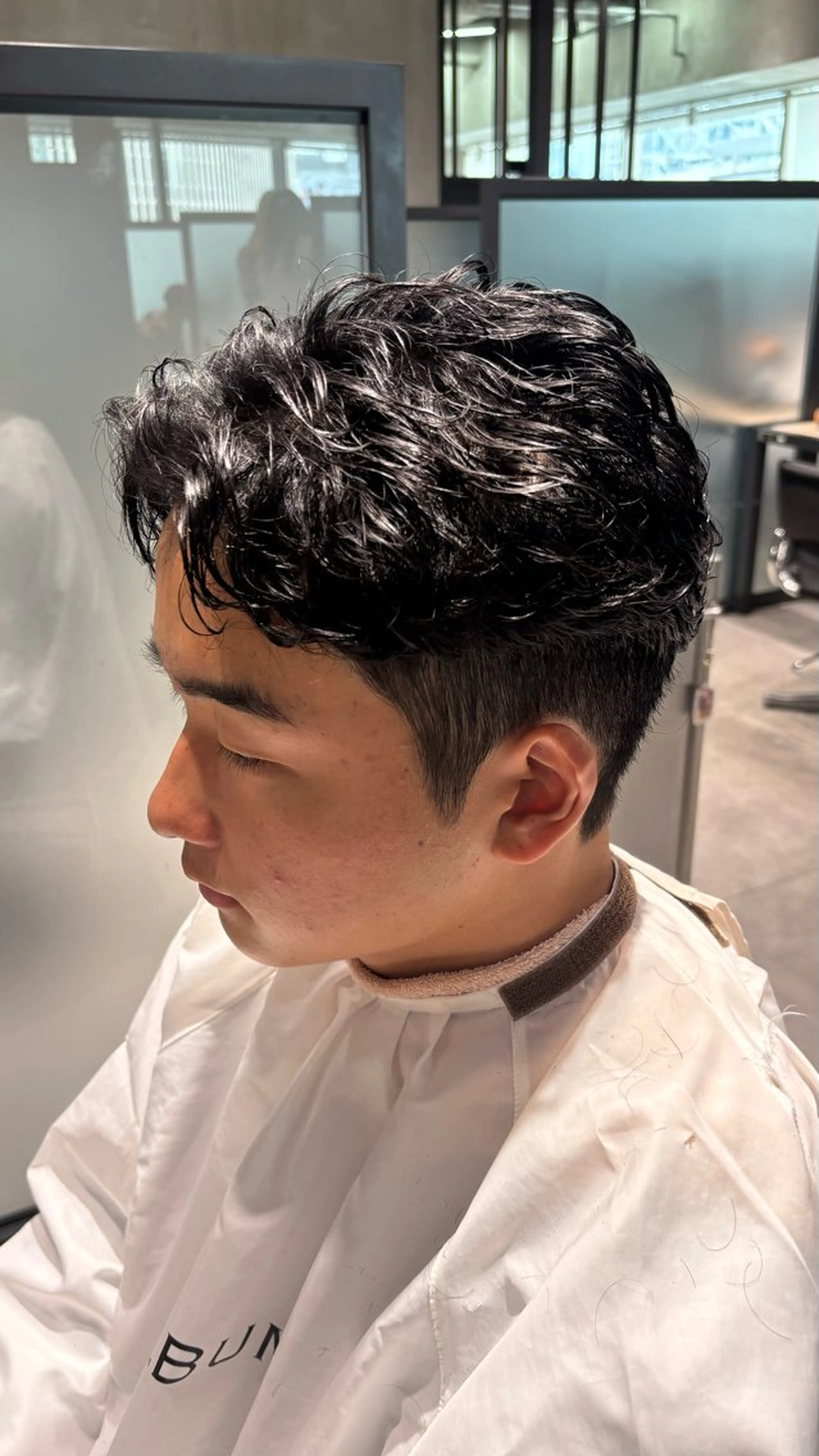 パーマ メンズ カット パーマ 🍀銀座美容師🍀 似合わせ/韓国ヘアのヘアスタイル