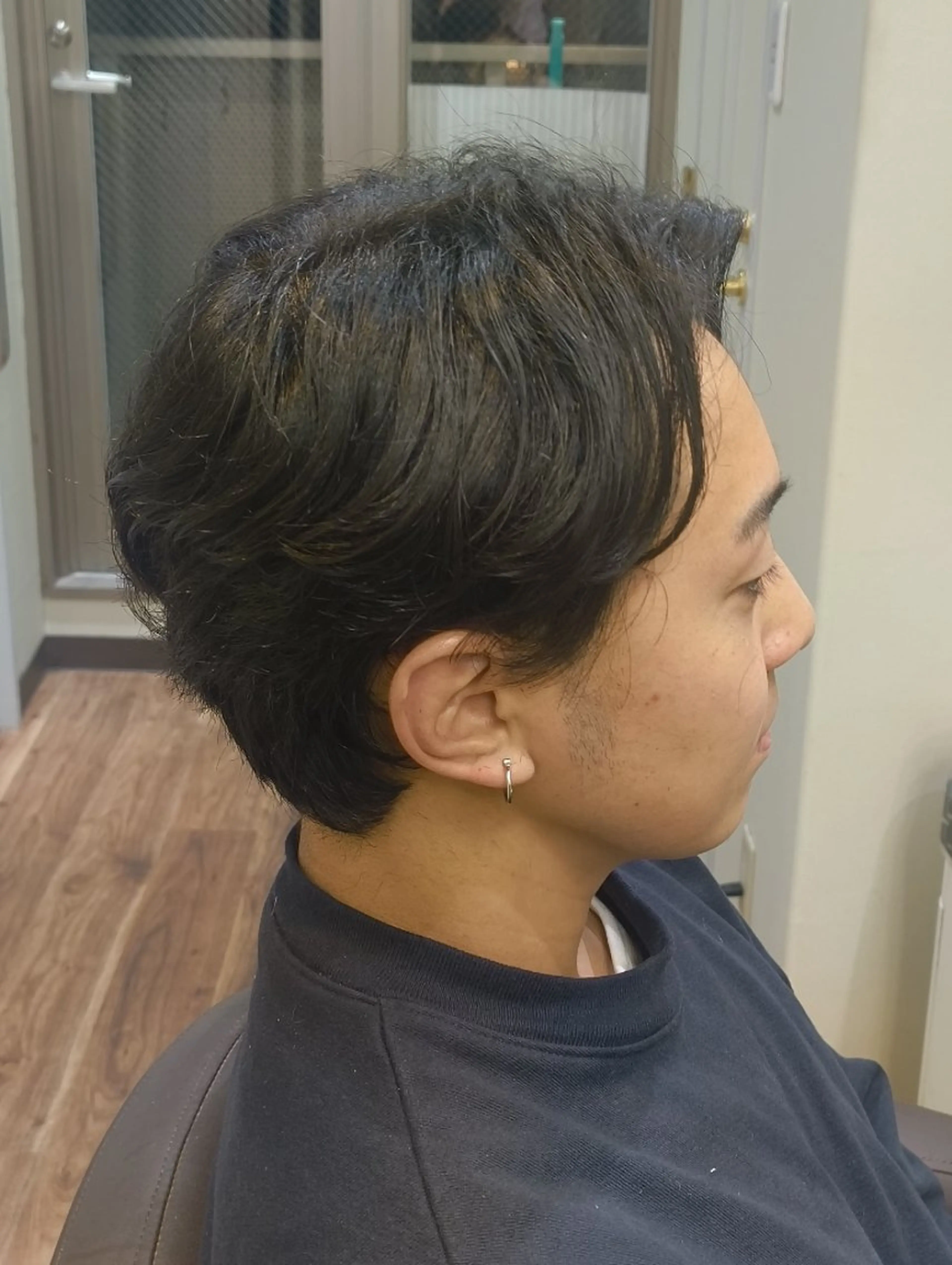 ショート パーマ メンズ 村松 和歌子のヘアスタイル