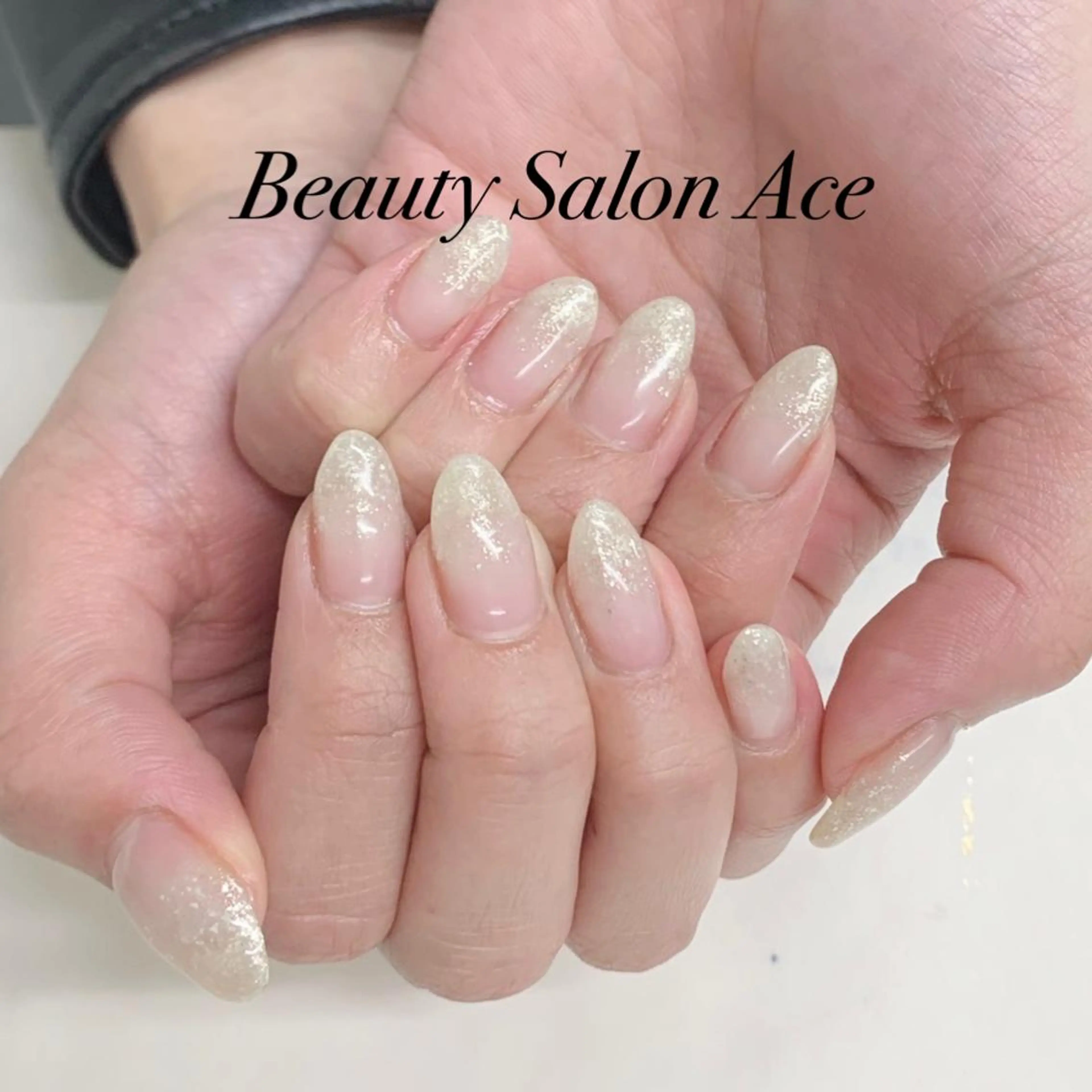 ネイル グラデーション ラメ(グリッター) ラメグラデーション メンズネイル Beauty Salon Ace（ネイルサロン　エース）所属・池袋フィルイン Ace♡Nailのネイルデザイン