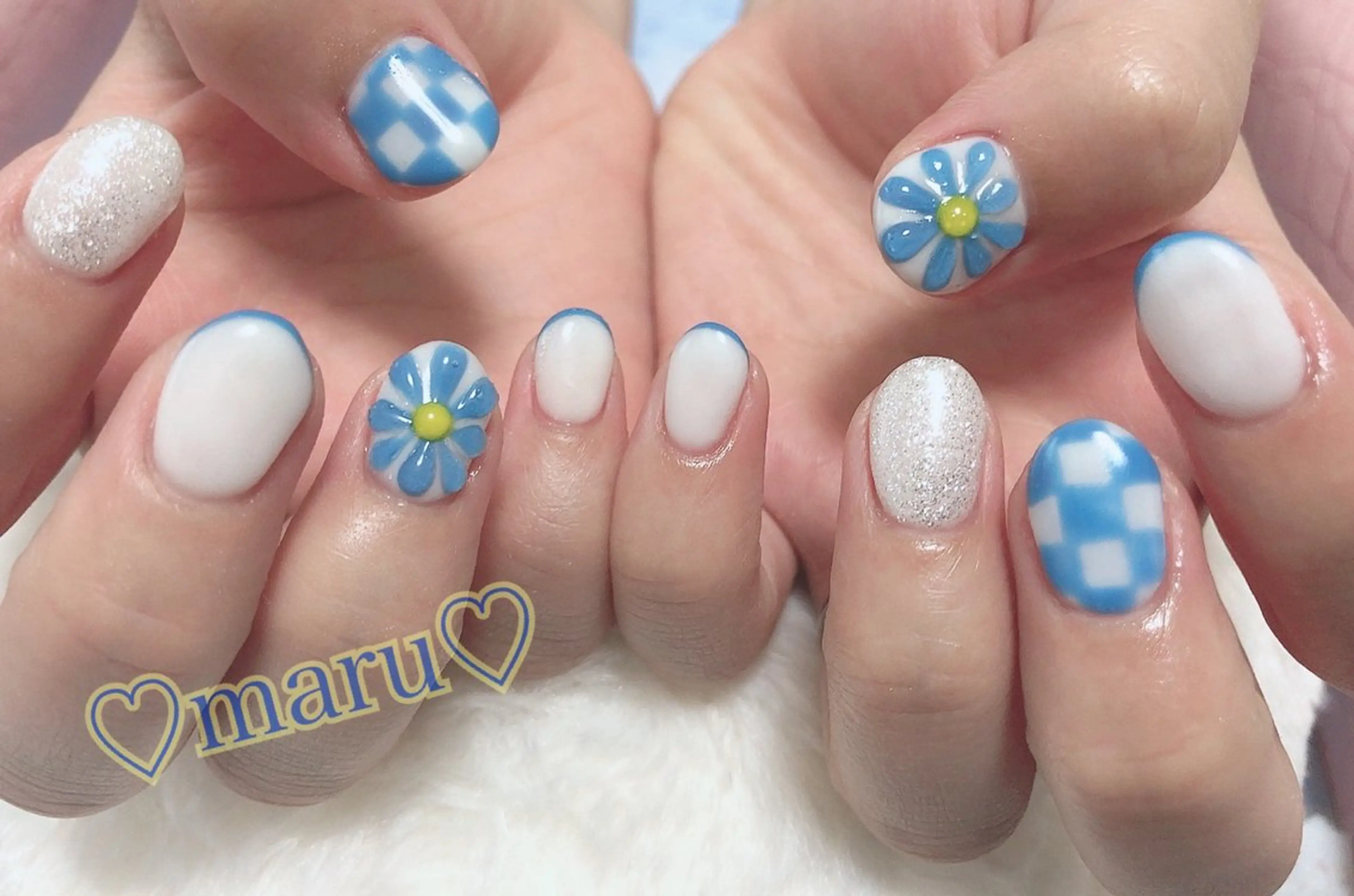 ネイル ハンドネイル フットネイル まるみ ♡のネイルデザイン