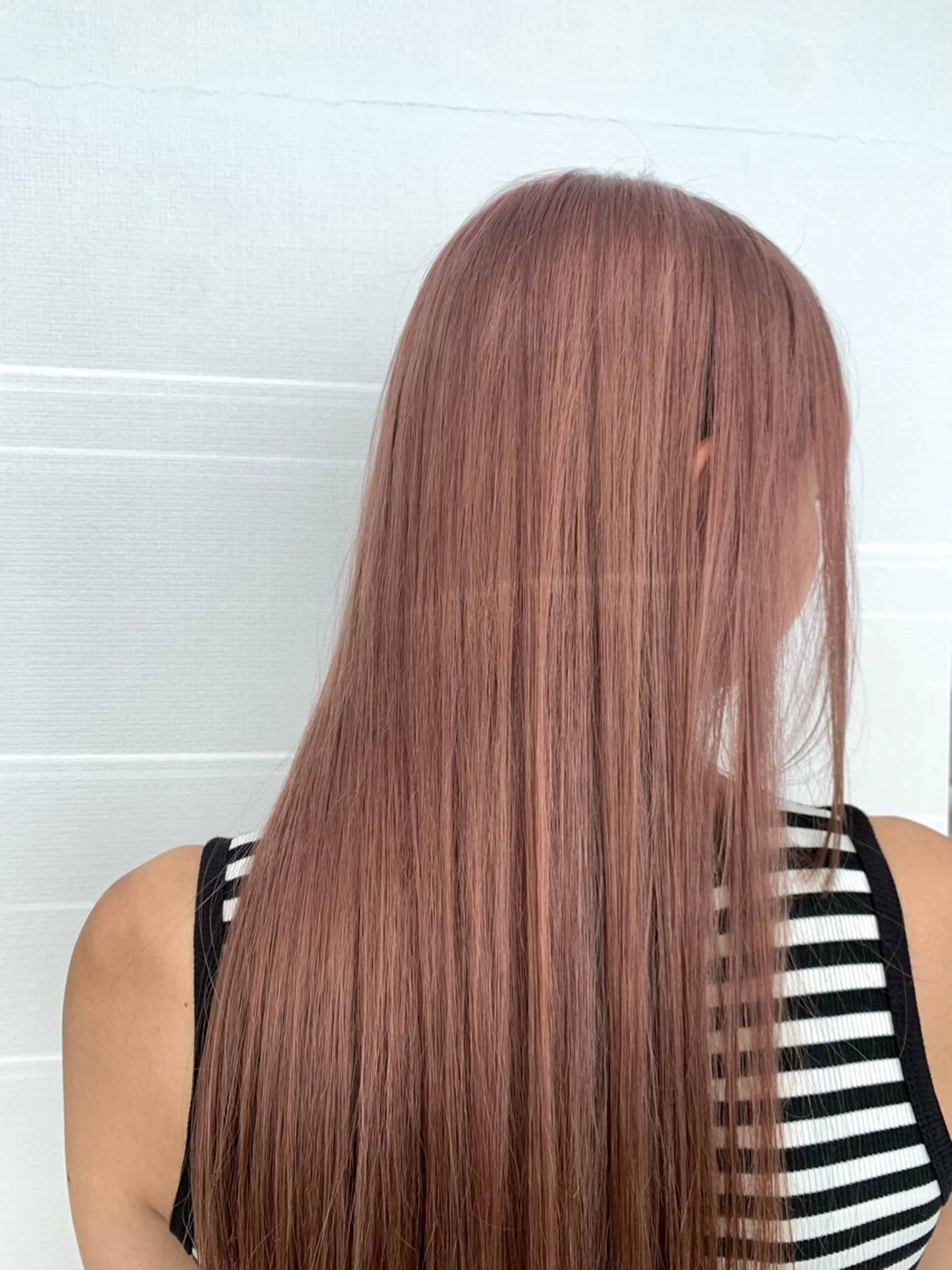 ロング カット ヘアカラー トリートメント ツヤカラー🤍 ARISAのヘアスタイル