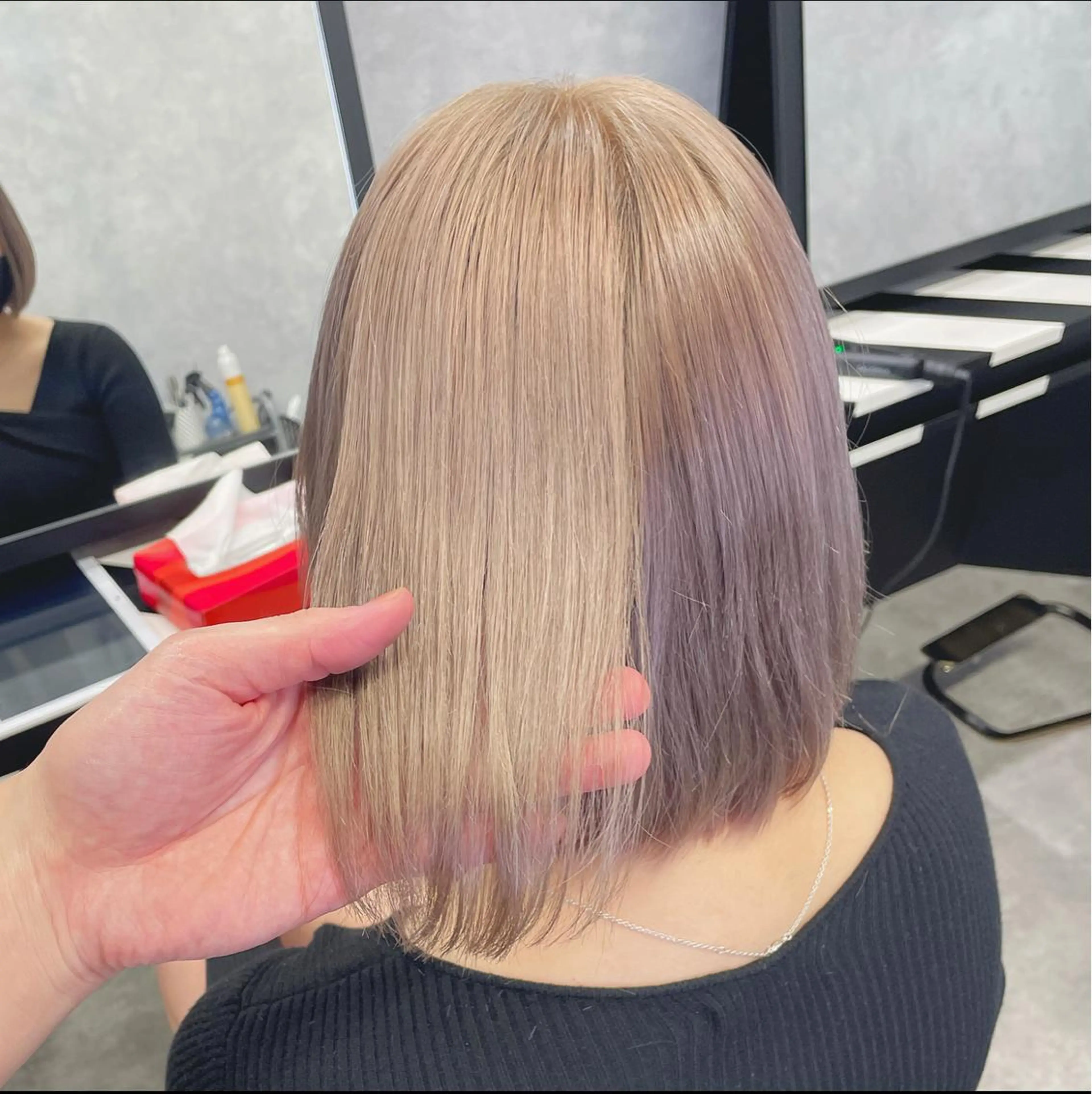 ショート Cielroシェイロ所属・ブリーチ&エクステ 🥀ケアカラー特化のヘアスタイル