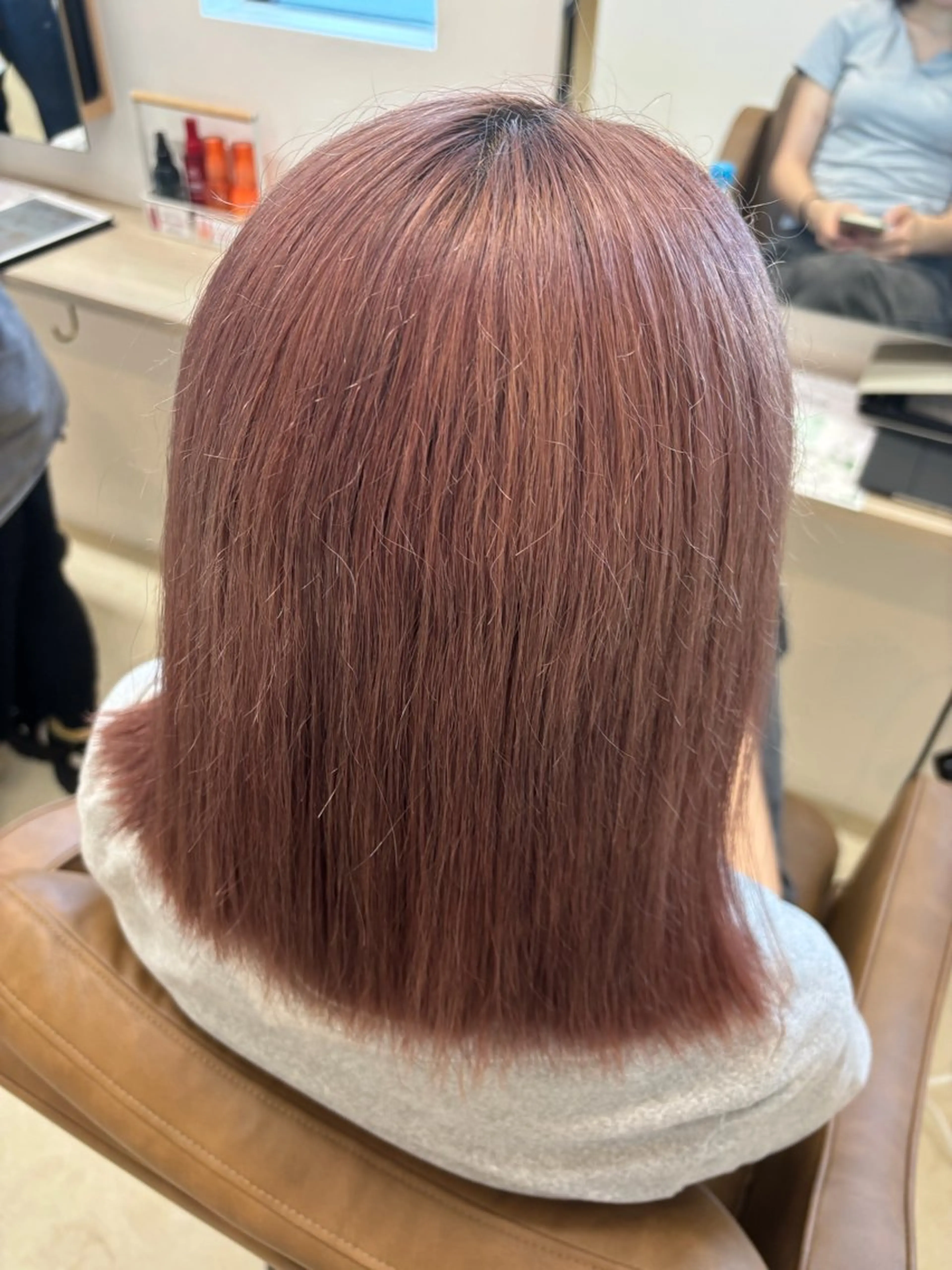 ミディアム ヘアカラー 村松 音歩のヘアスタイル