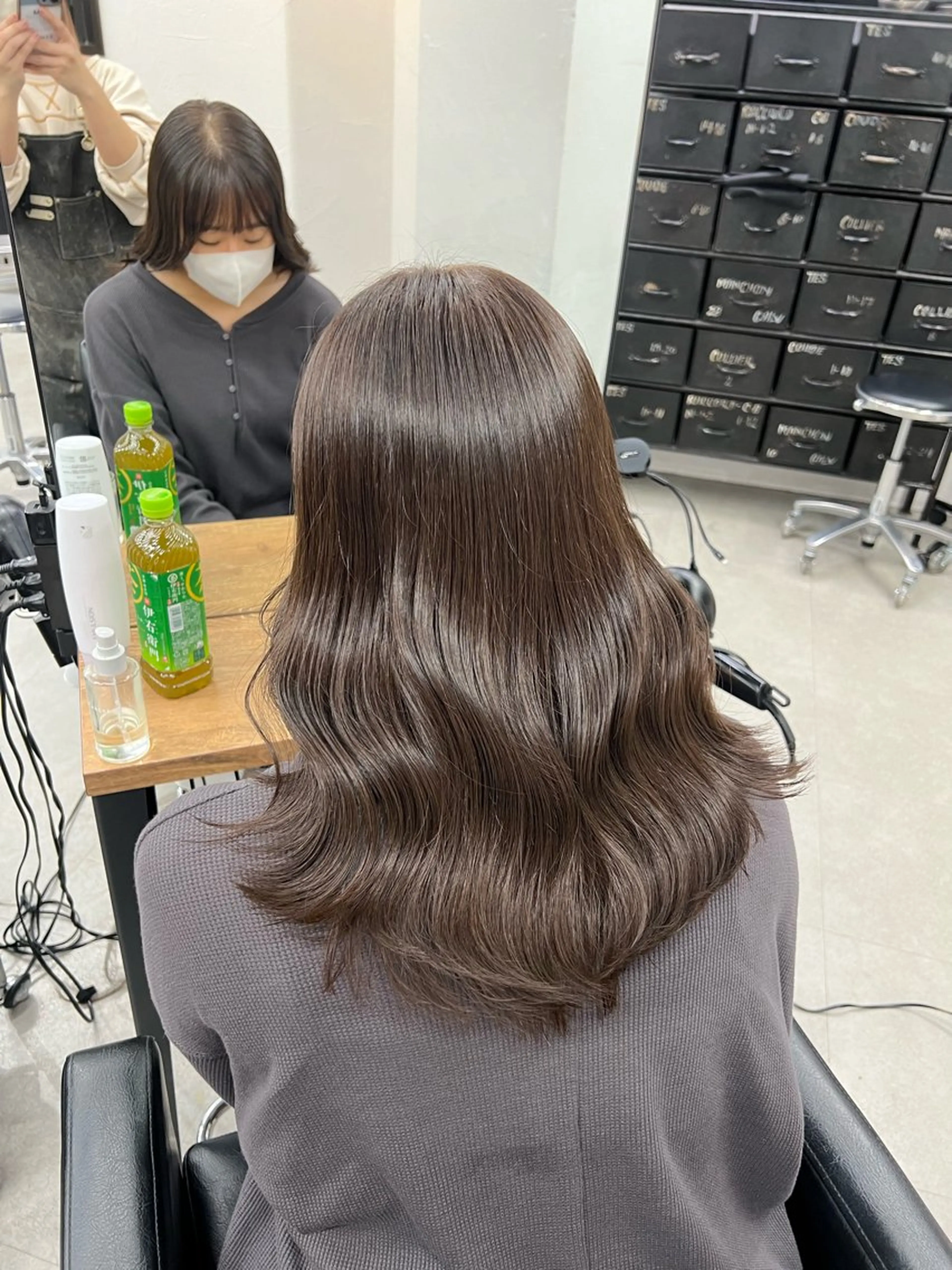 ミディアム 暖色カラー/レイヤー カット☁️MEI☁️のヘアスタイル