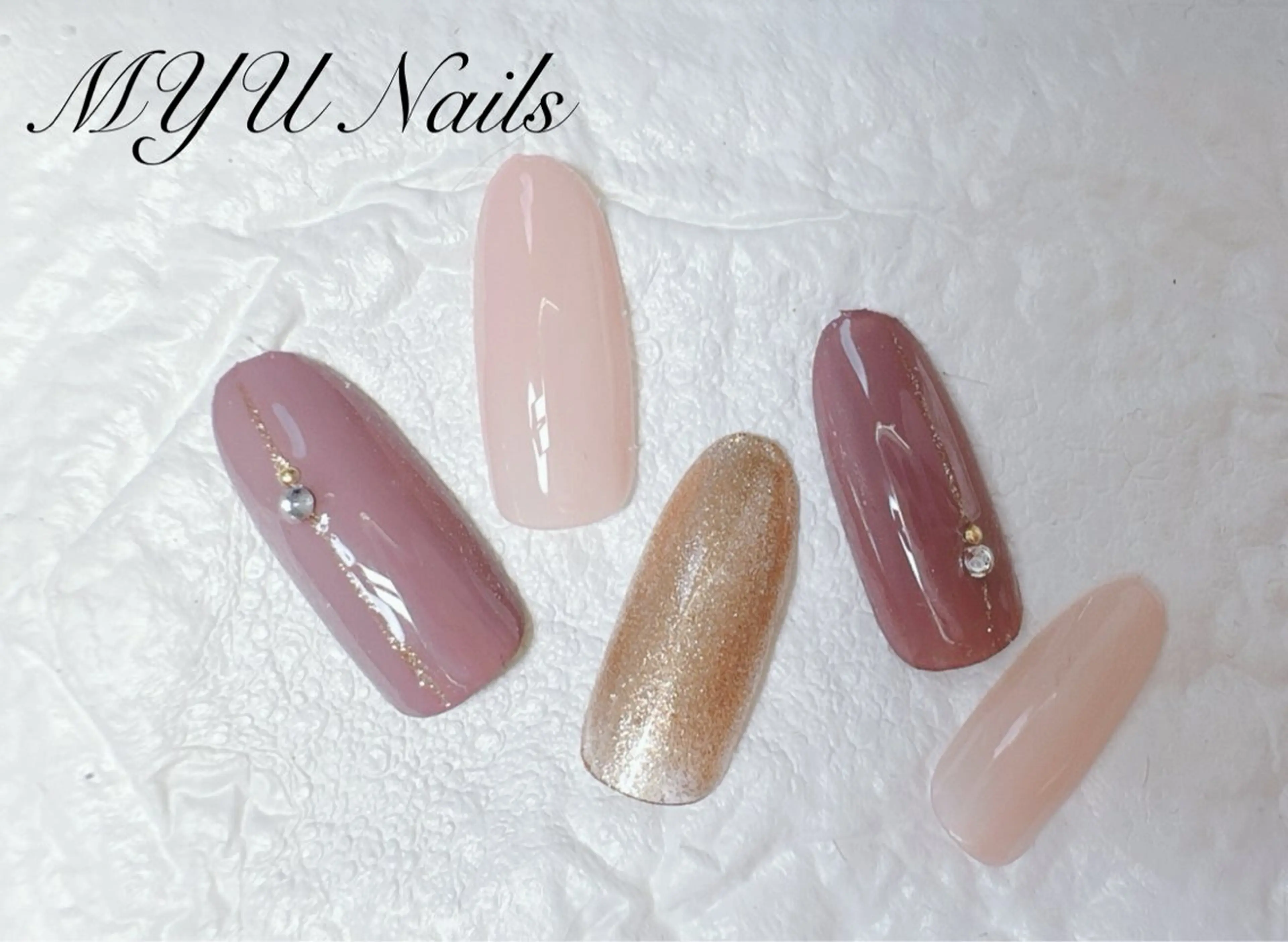 ネイル ジェルネイル 持ち込み パラジェル ハンドネイル MYU Nails所属・MYU Nailsのネイルデザイン