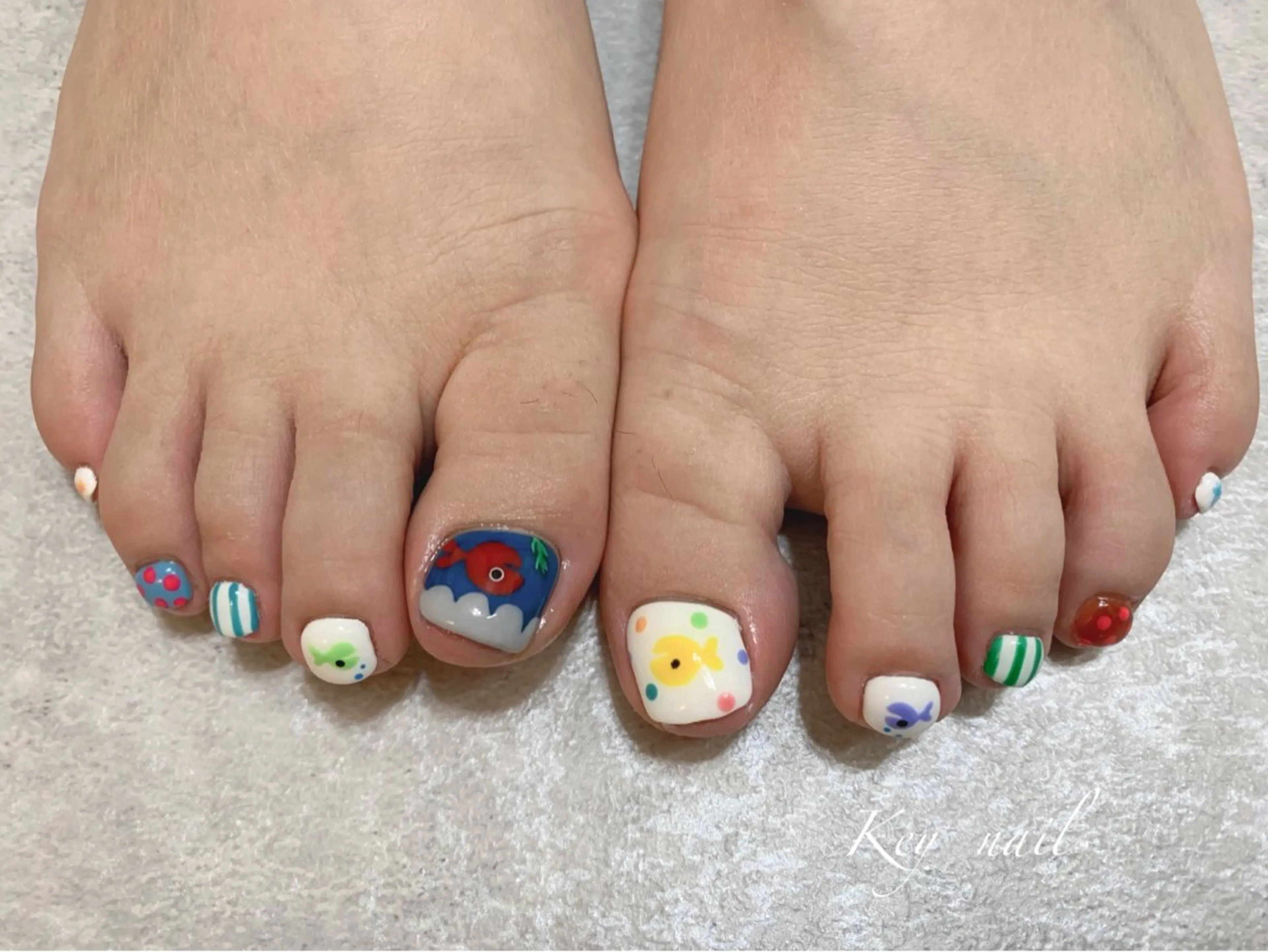 ネイル アートネイル フットネイル Key nailのネイルデザイン