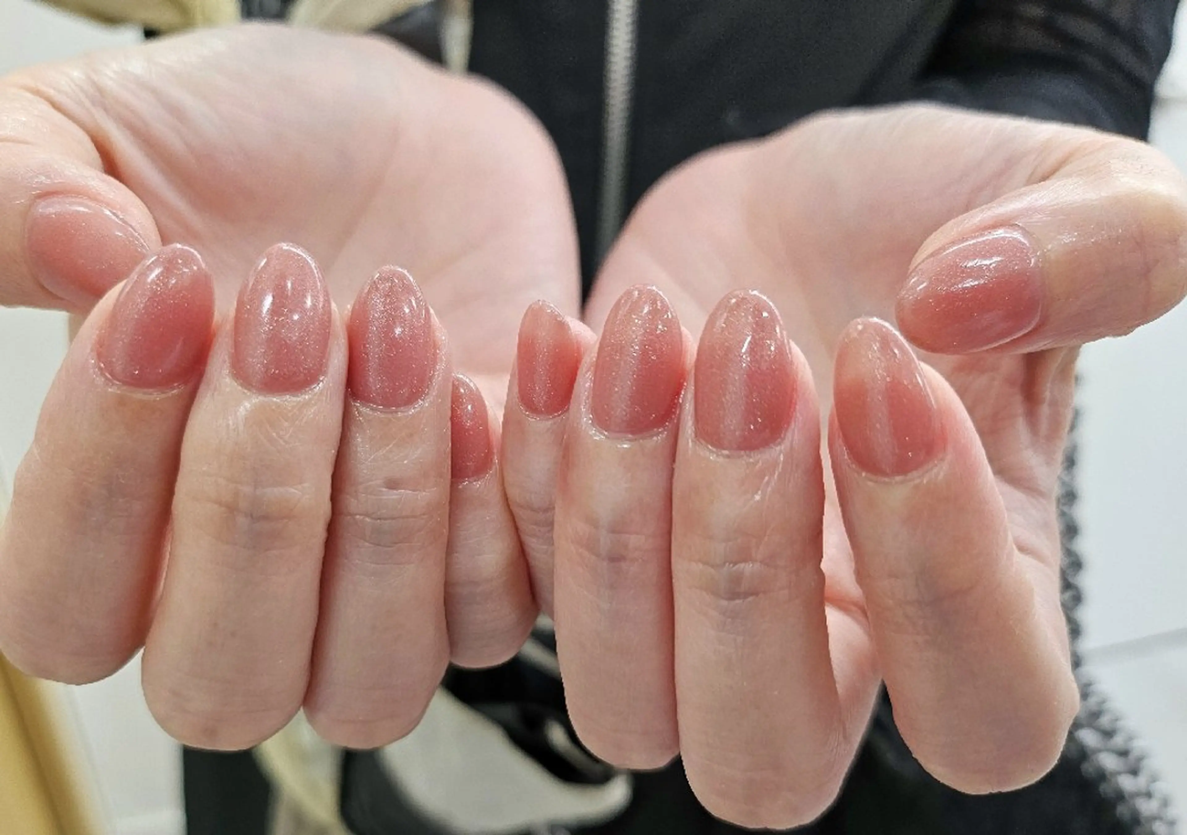 ネイル ジェルネイル オフィスネイル ワンカラーネイル パラジェル シンプルネイル ハンドネイル puku nail 🌼kazu🌼のネイルデザイン