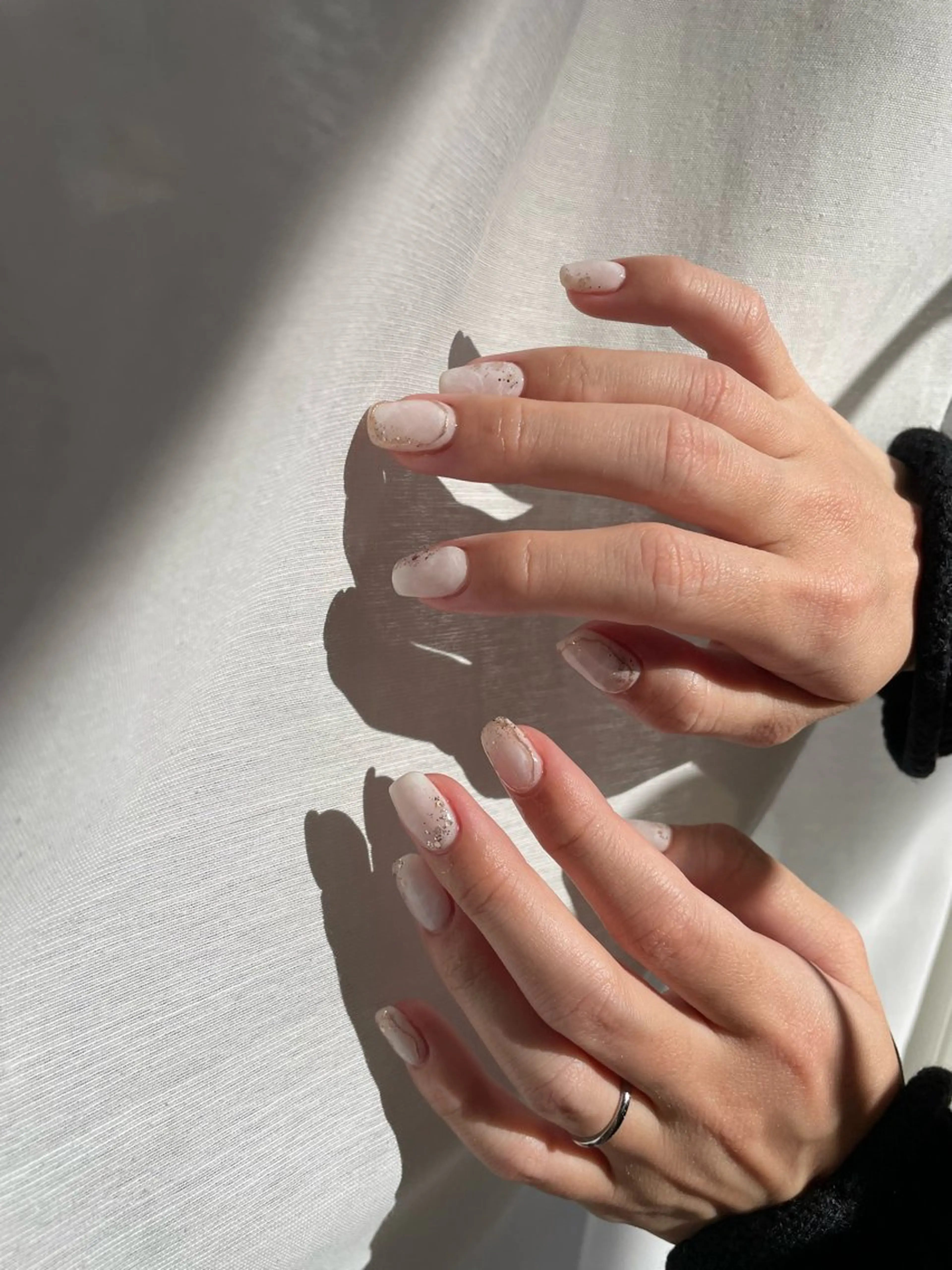 ネイル ニュアンスネイル シンプルネイル 【 Lea's 】 kaedeのネイルデザイン