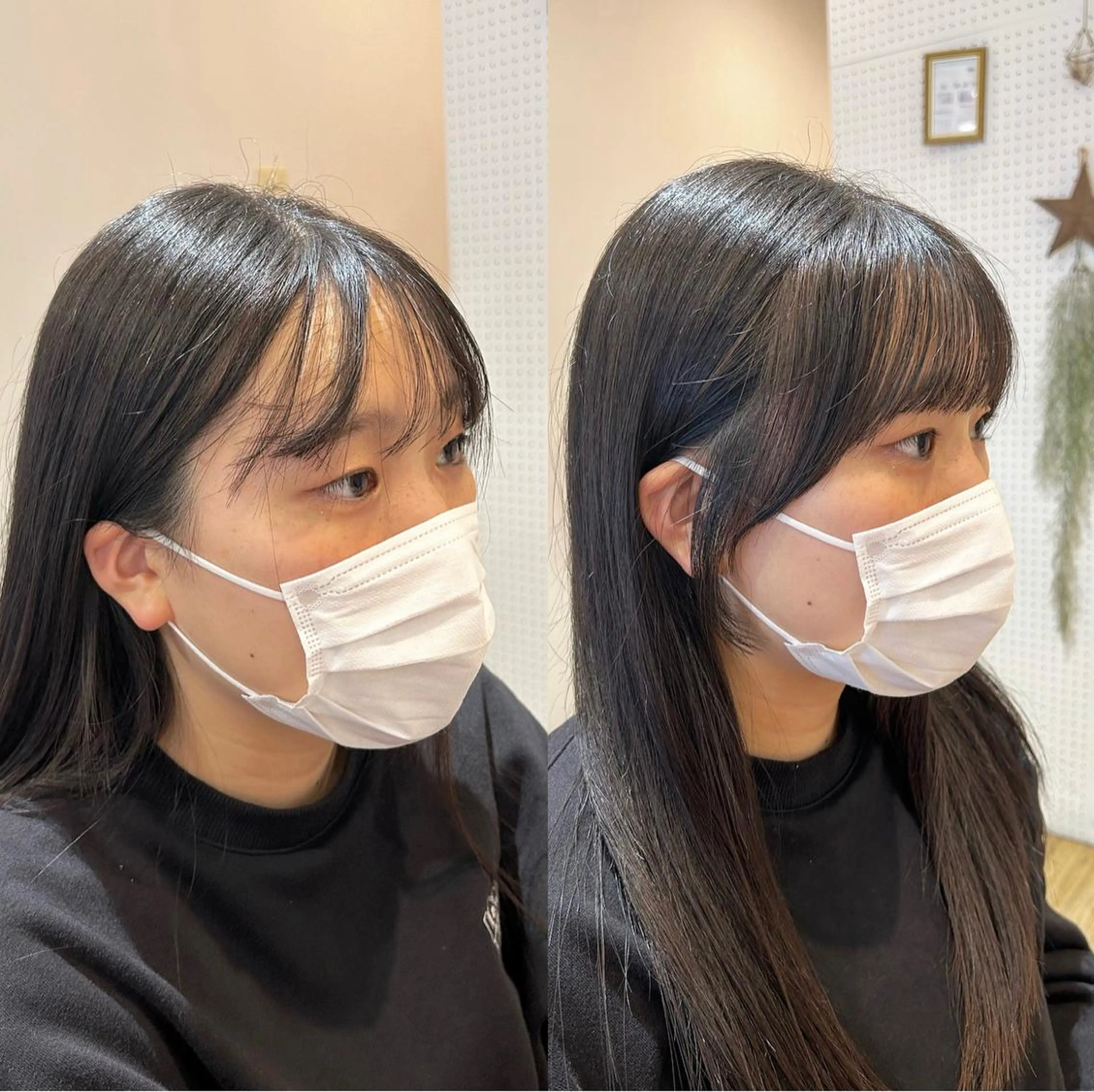 ロング 顔周りカット カット トリートメント 🫧顔周りカット 🫧樫村優香のヘアスタイル