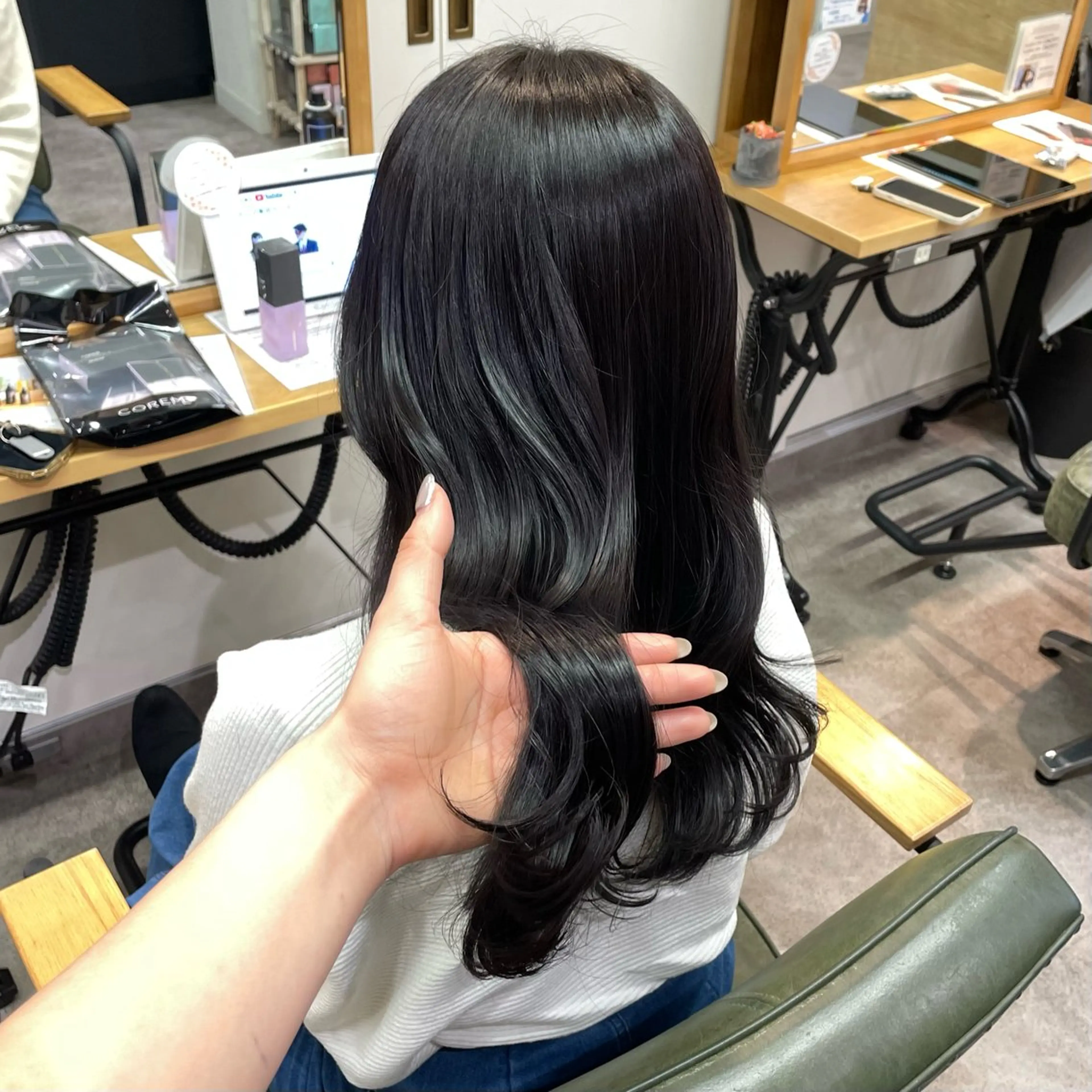 カラー 透明感カラー ヘアカラー オリーブ/髪質改善/ 縮毛矯正/あいり🫒のヘアスタイル